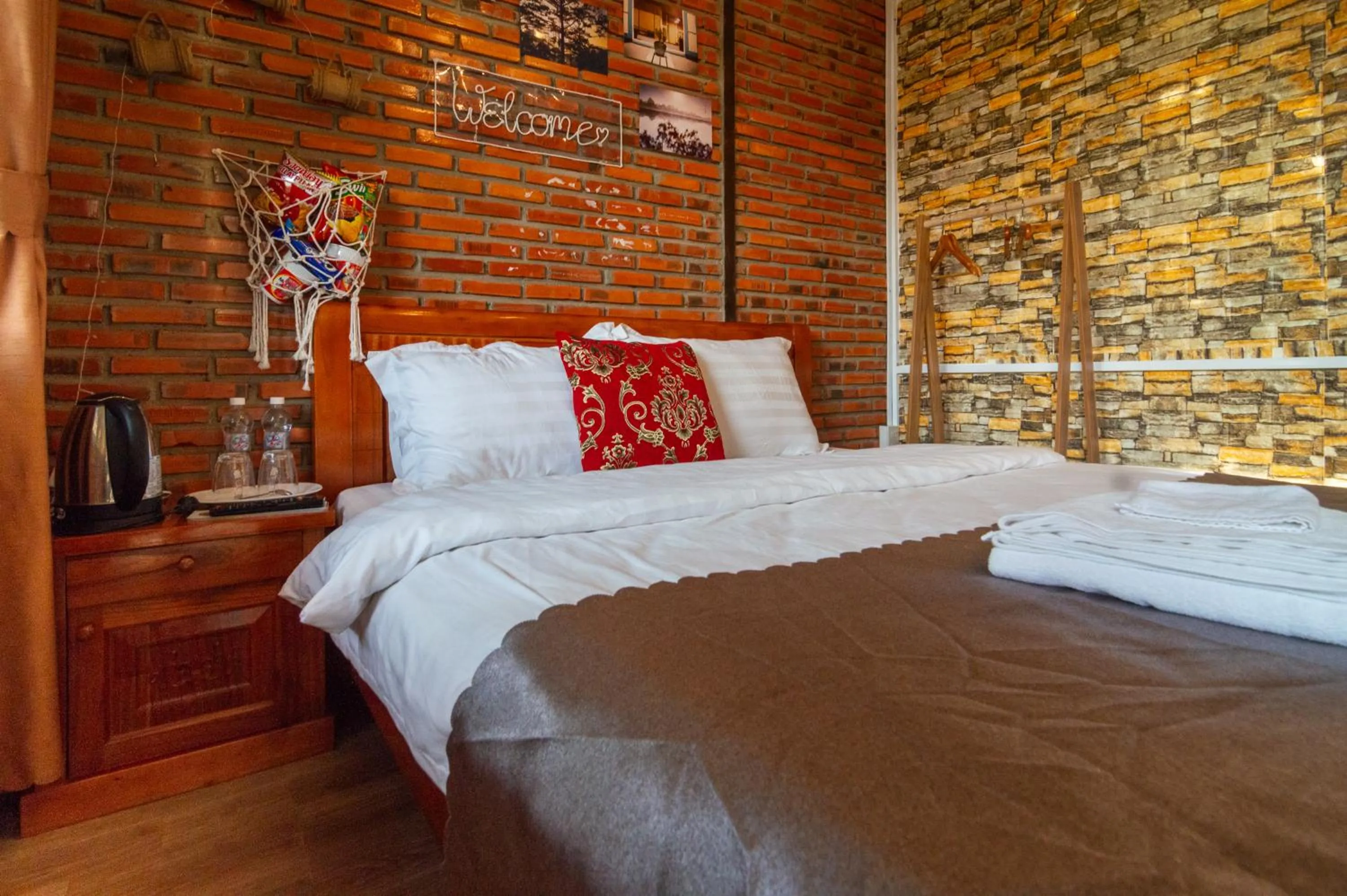 Bed in Robins Guesthouse