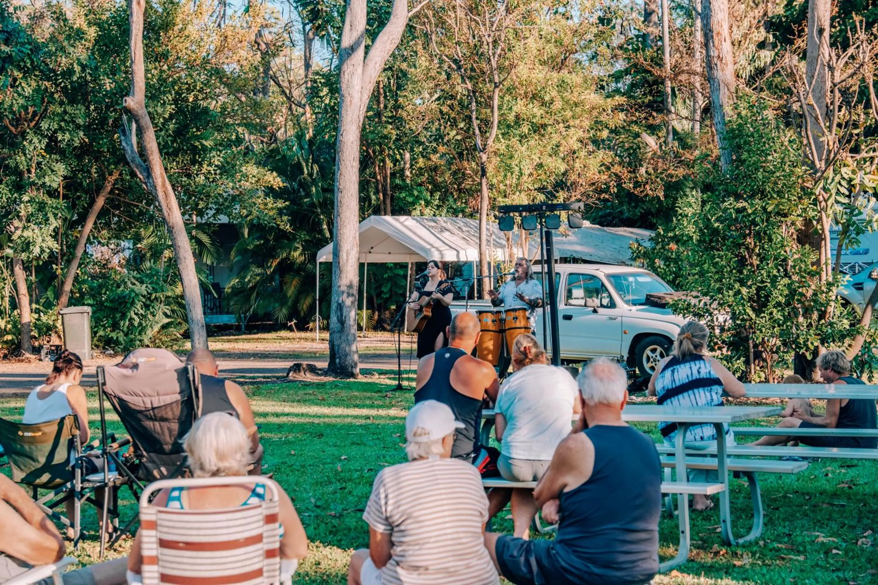 People in BIG4 Howard Springs Holiday Park