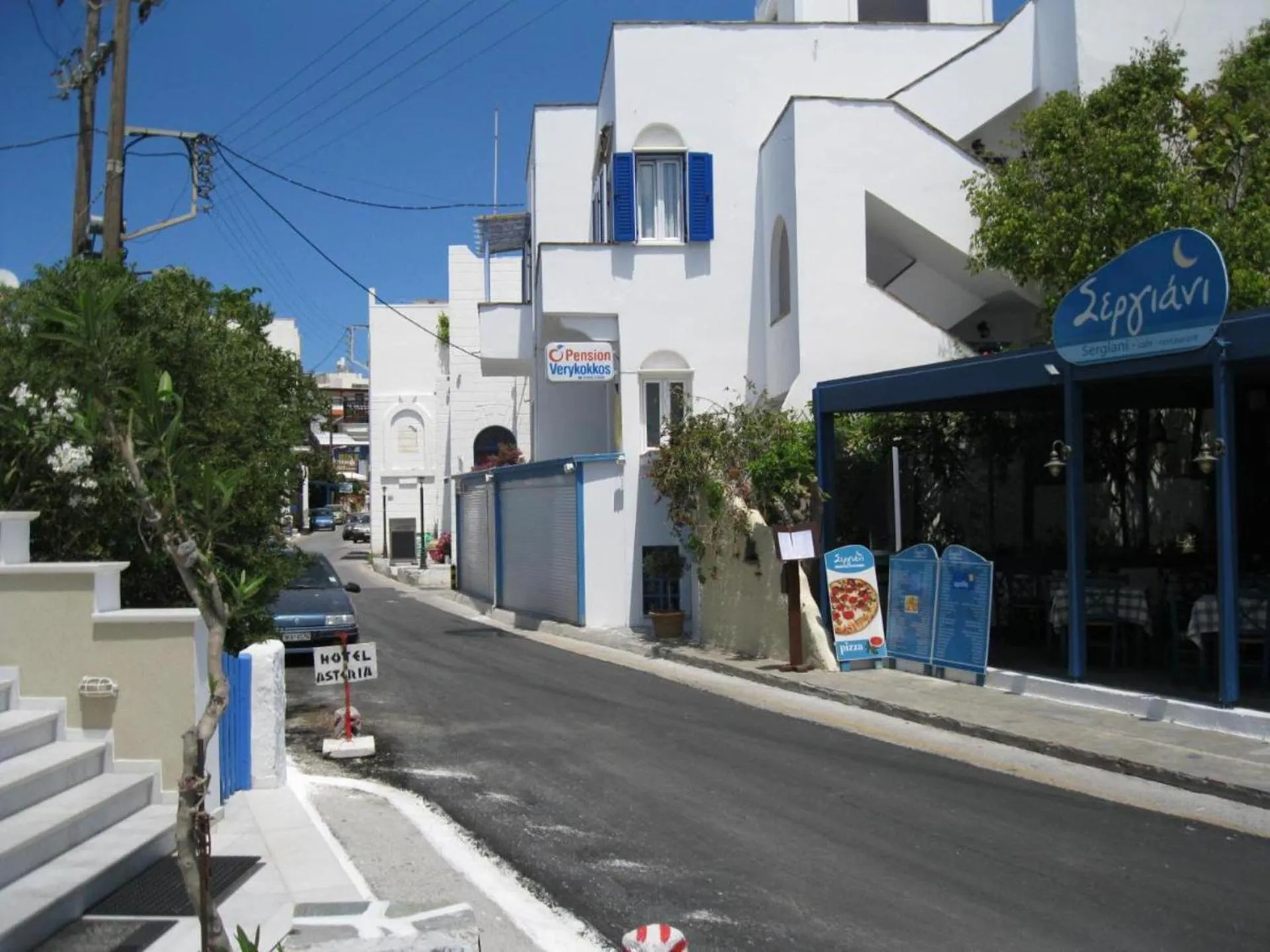 Street view in Verykokkos Pension I