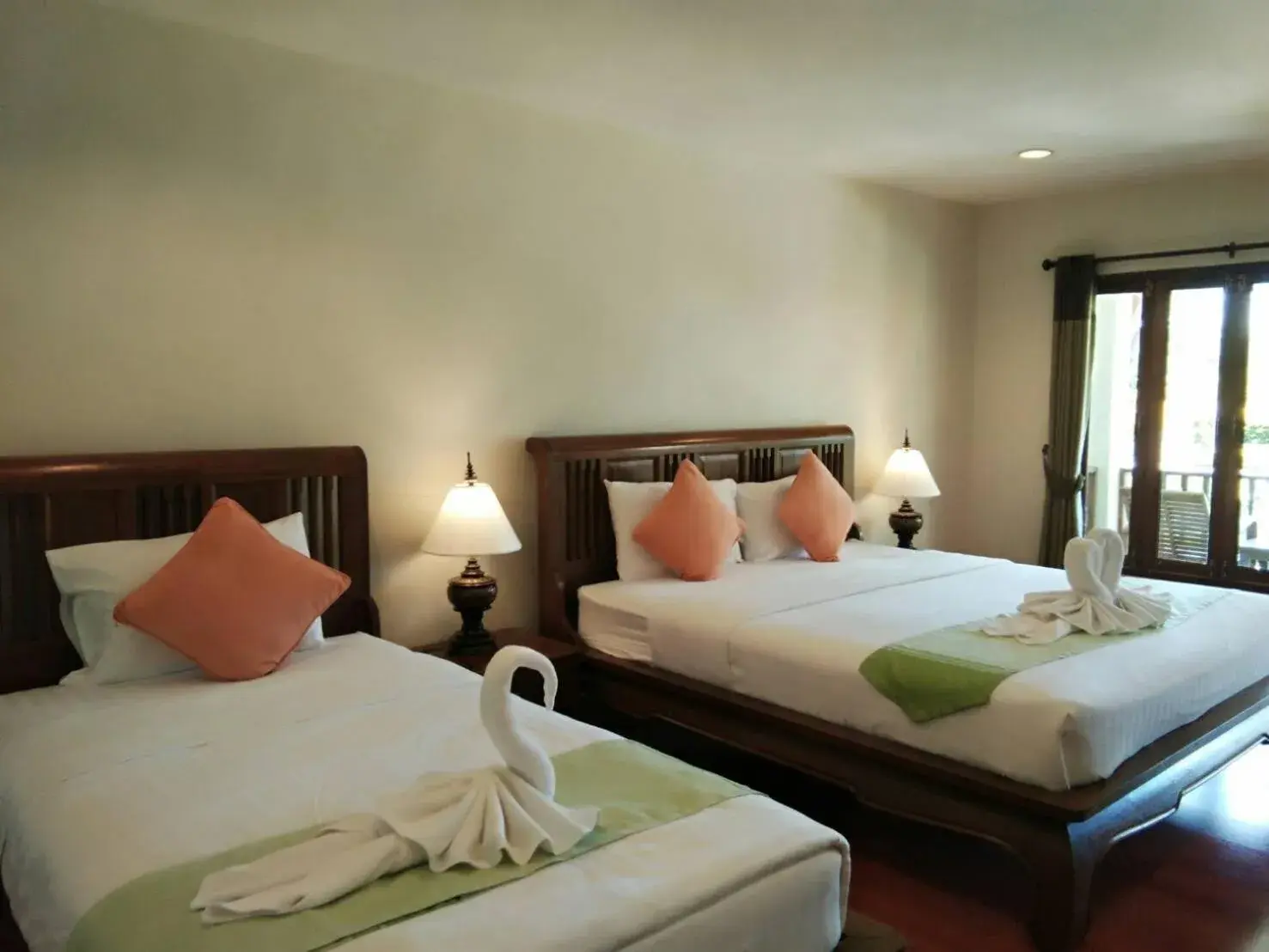 Deluxe Triple Bed Room in Scent of Sukhothai Resort Deluxe Triple Bed Room in Scent of Sukhothai Resort