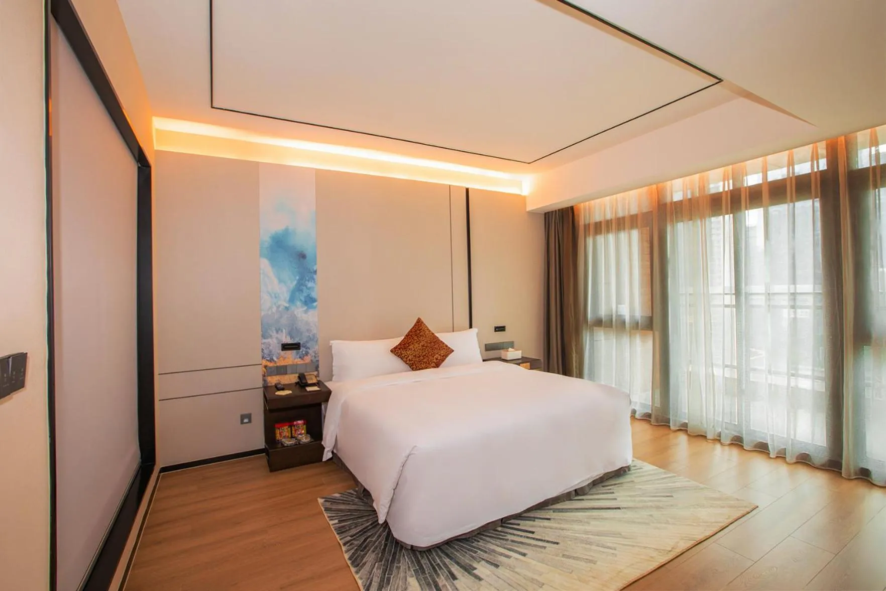 Bed in Lia Charlton Hotel Shenzhen