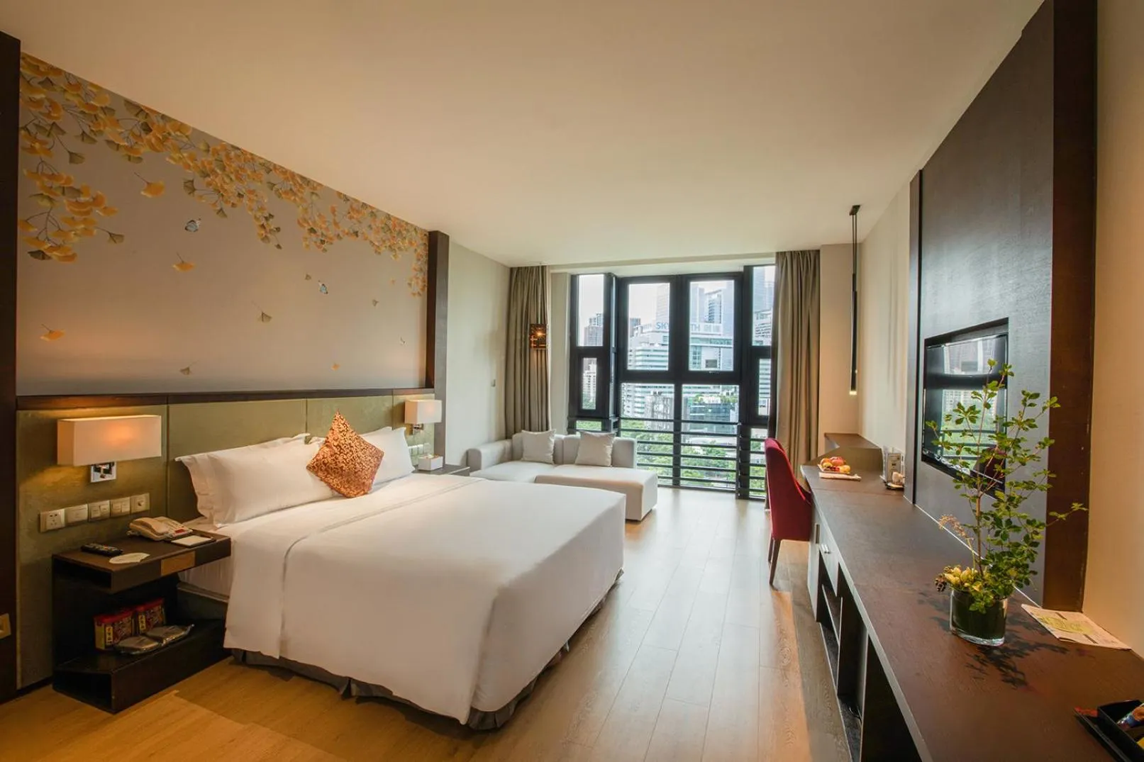 Bed in Lia Charlton Hotel Shenzhen