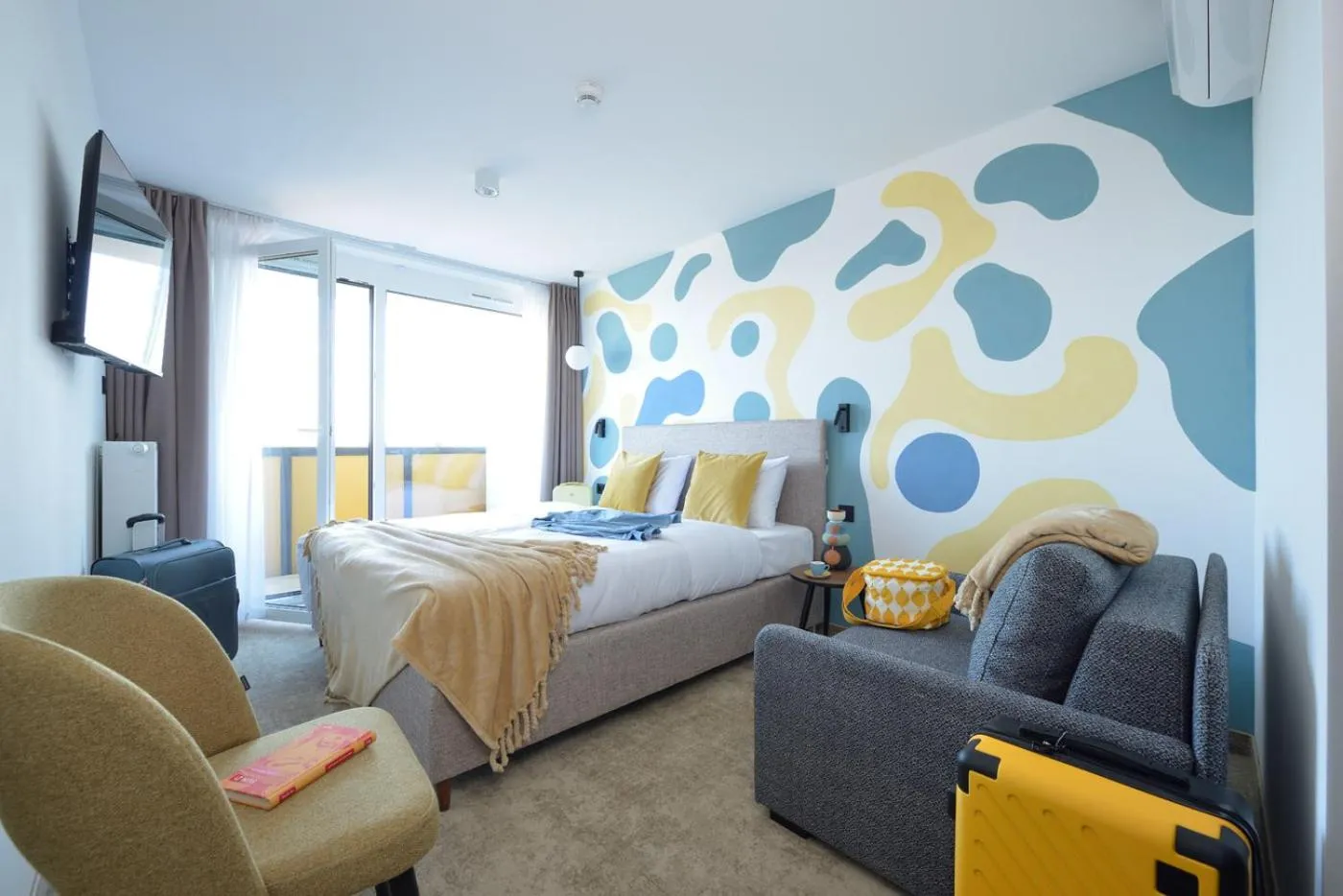 Bed in Arche Nałęczów & SPA dawne Sanatorium Milicyjne