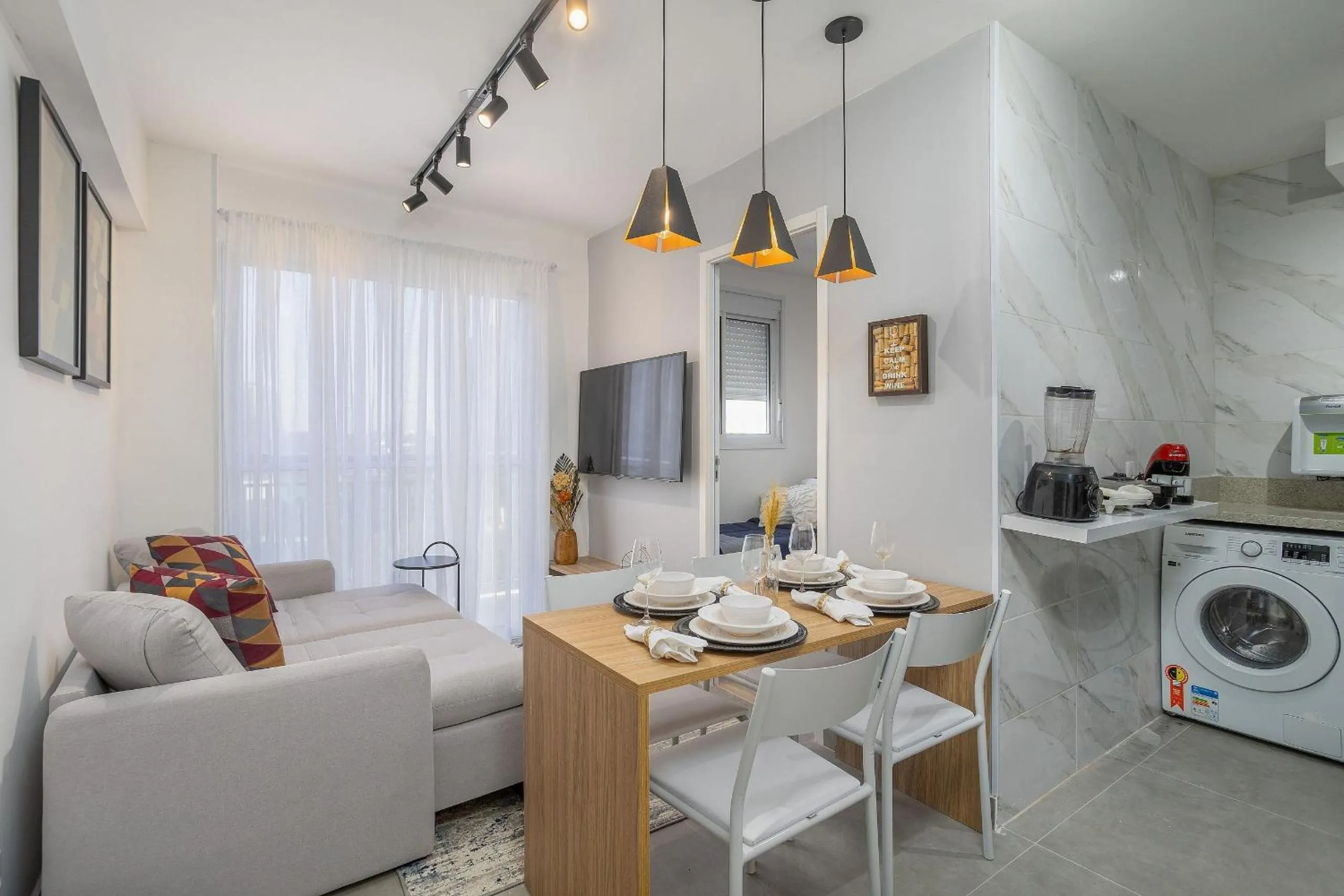 Living room in Composite Moema