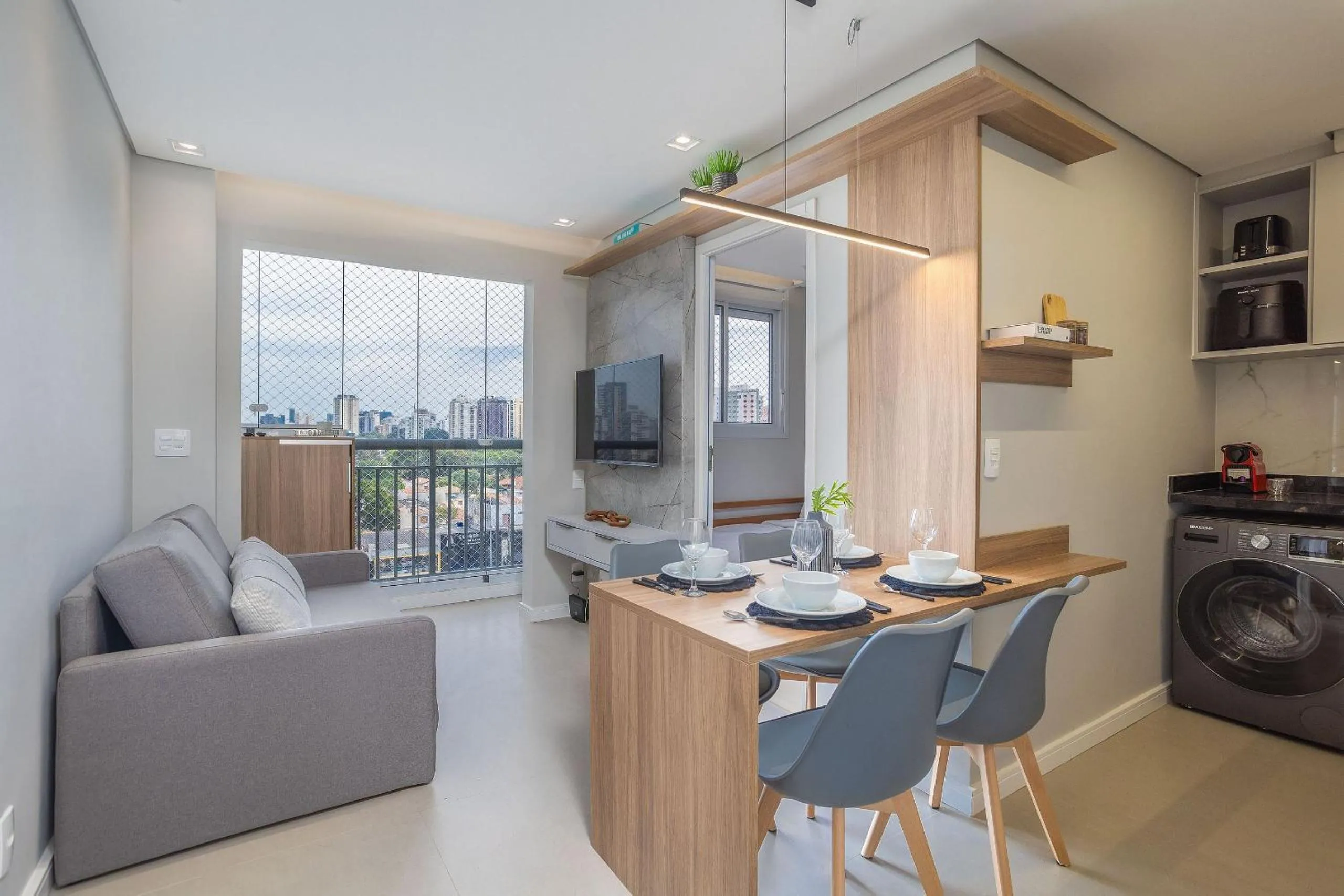 Living room in Composite Moema