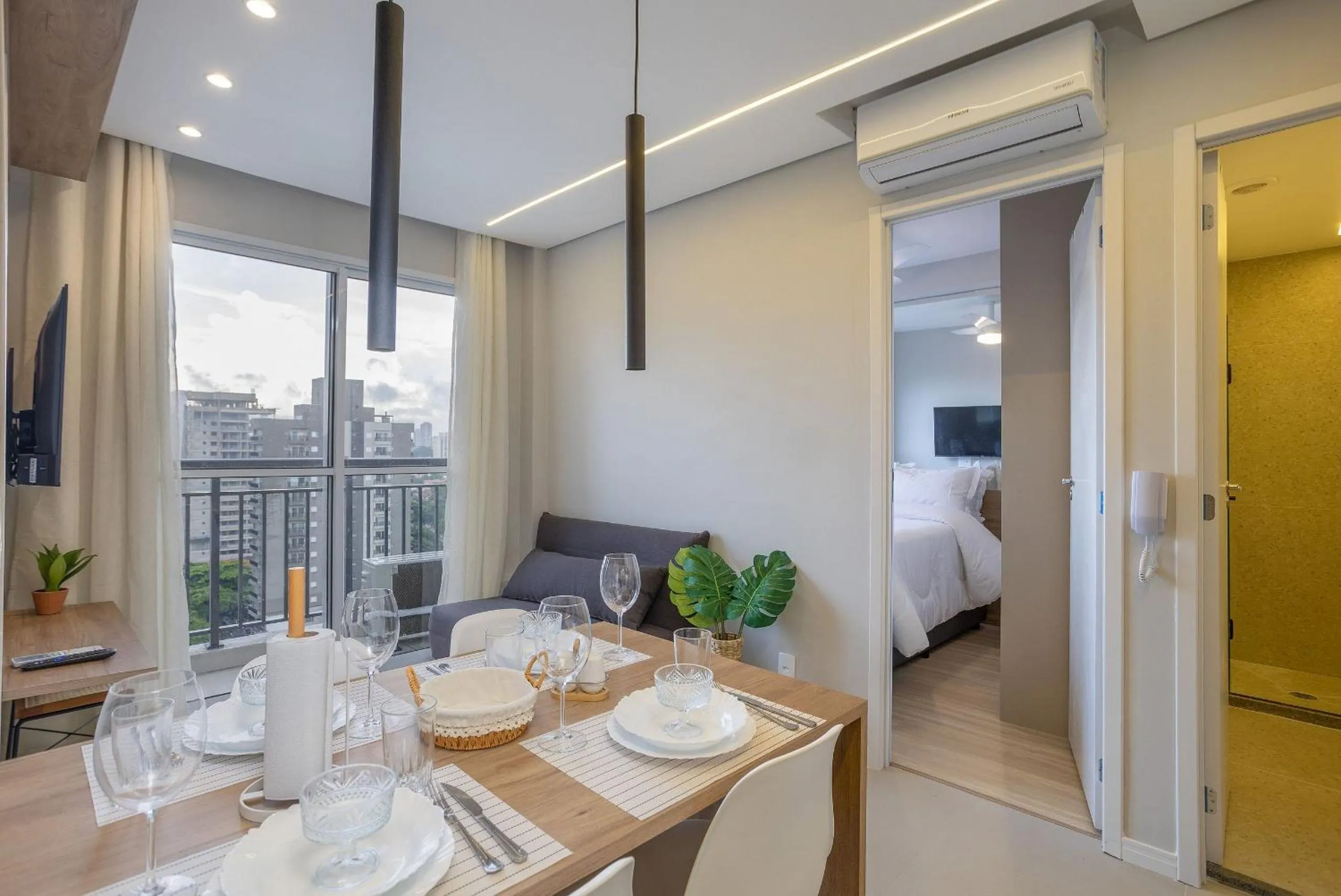 Living room in Composite Moema