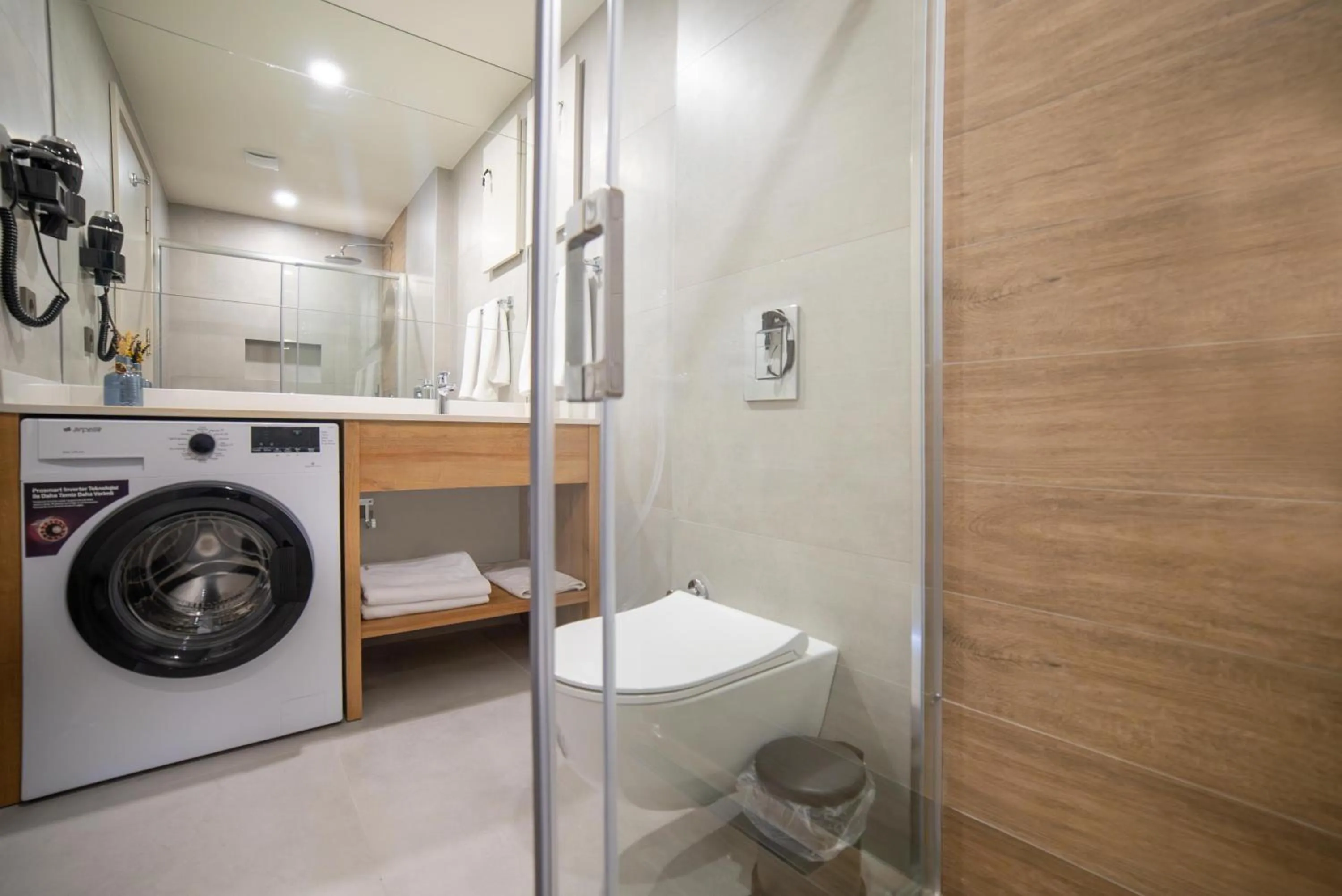 Bathroom in Bomo Suites