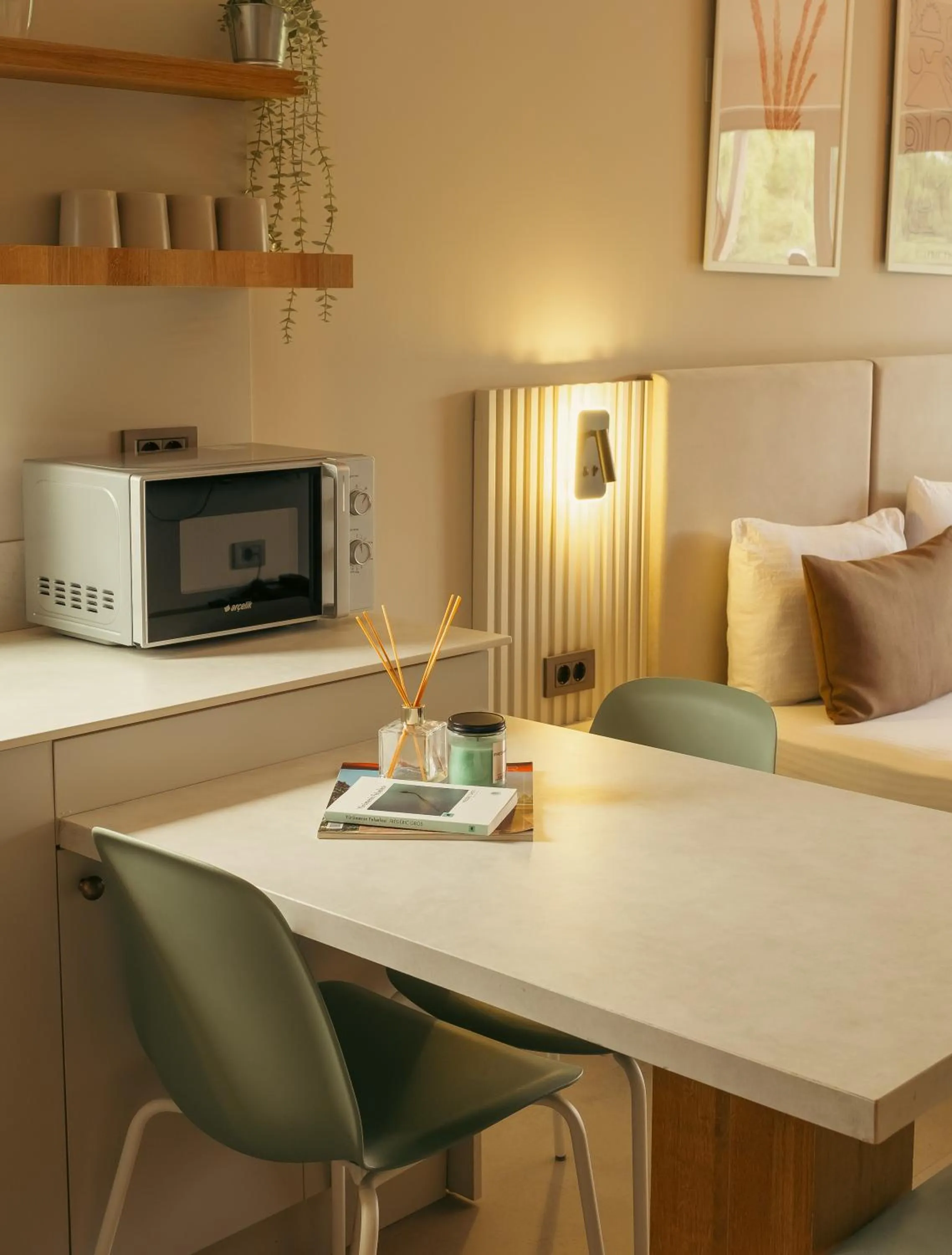 kitchen in Bomo Suites