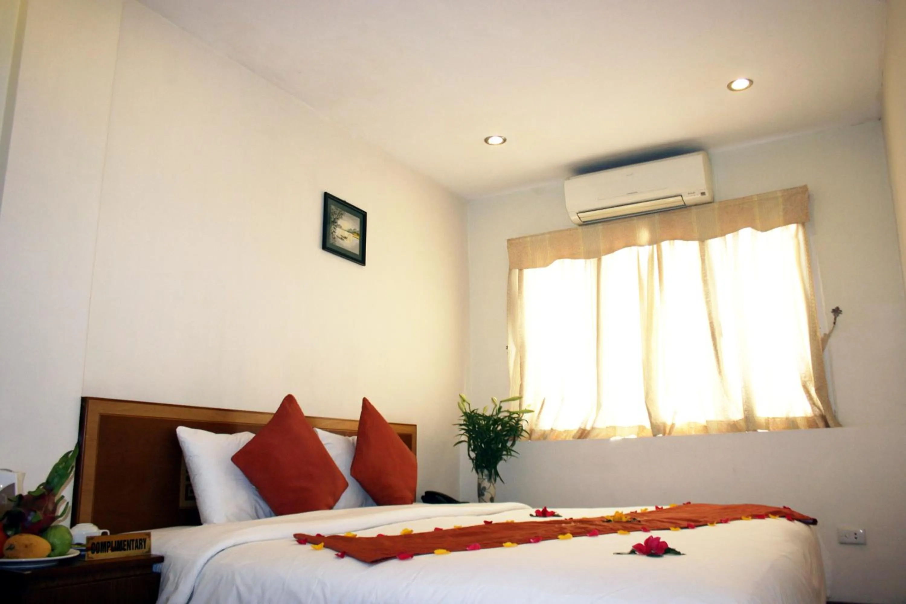 Decorative detail, Bed in Hanoi Charming House