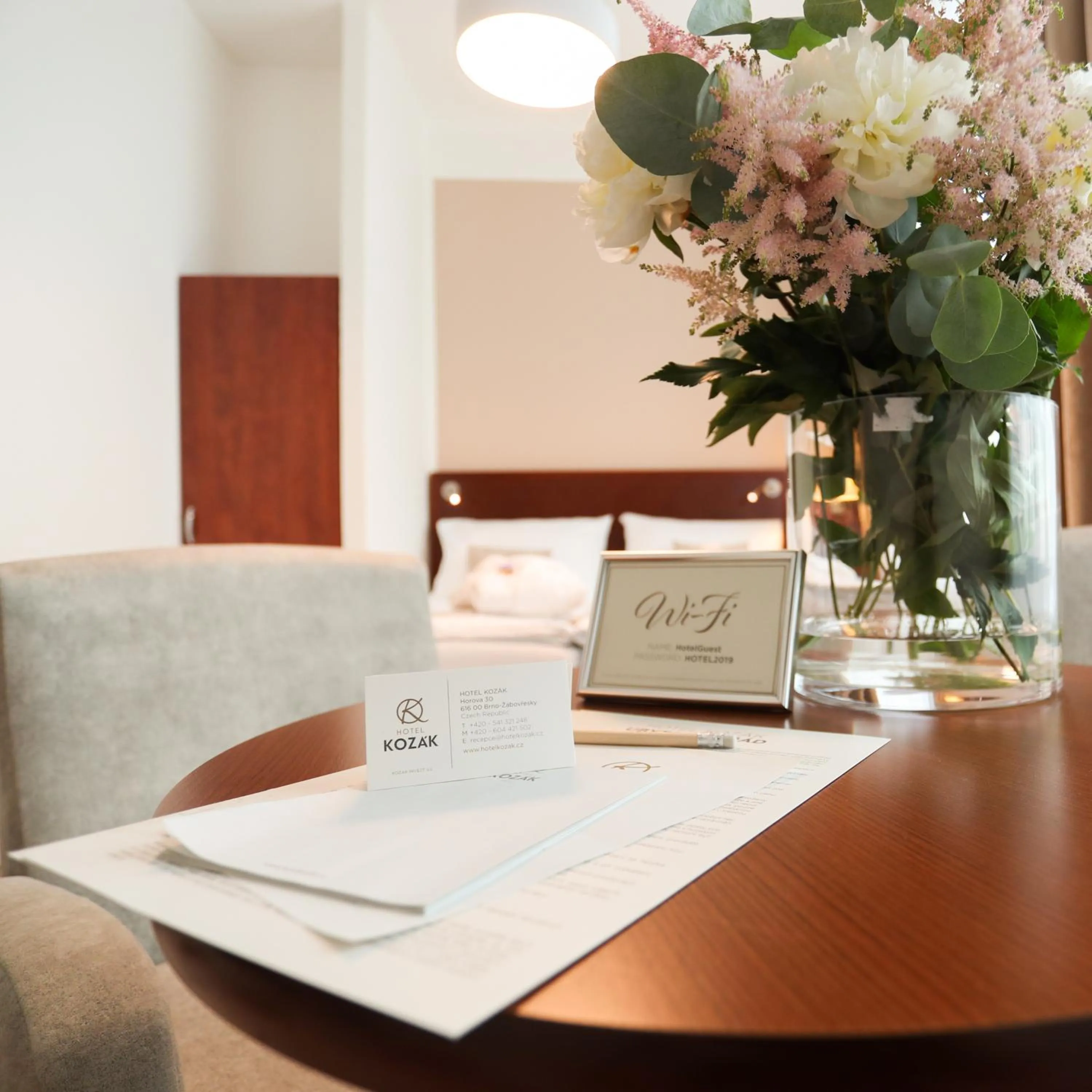 Logo/Certificate/Sign in Hotel KOZÁK