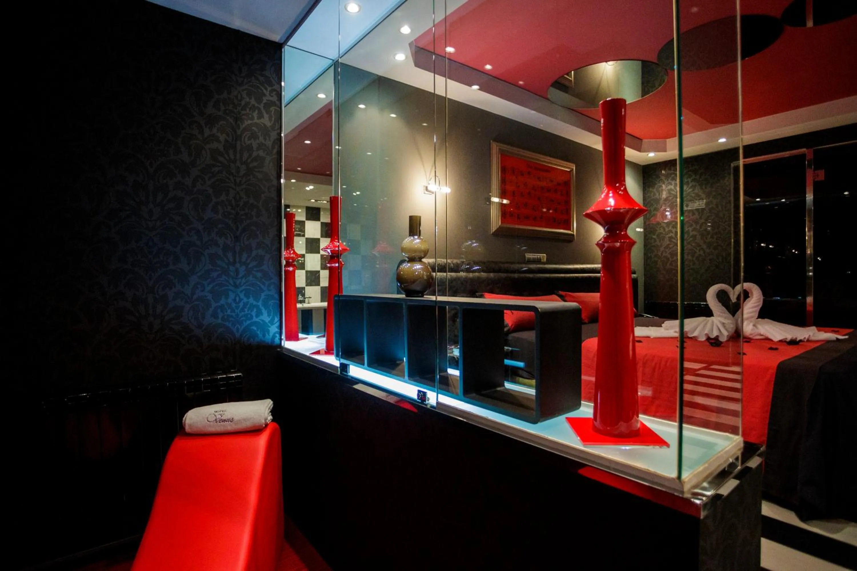 Living room in Motel Venus Pontevedra