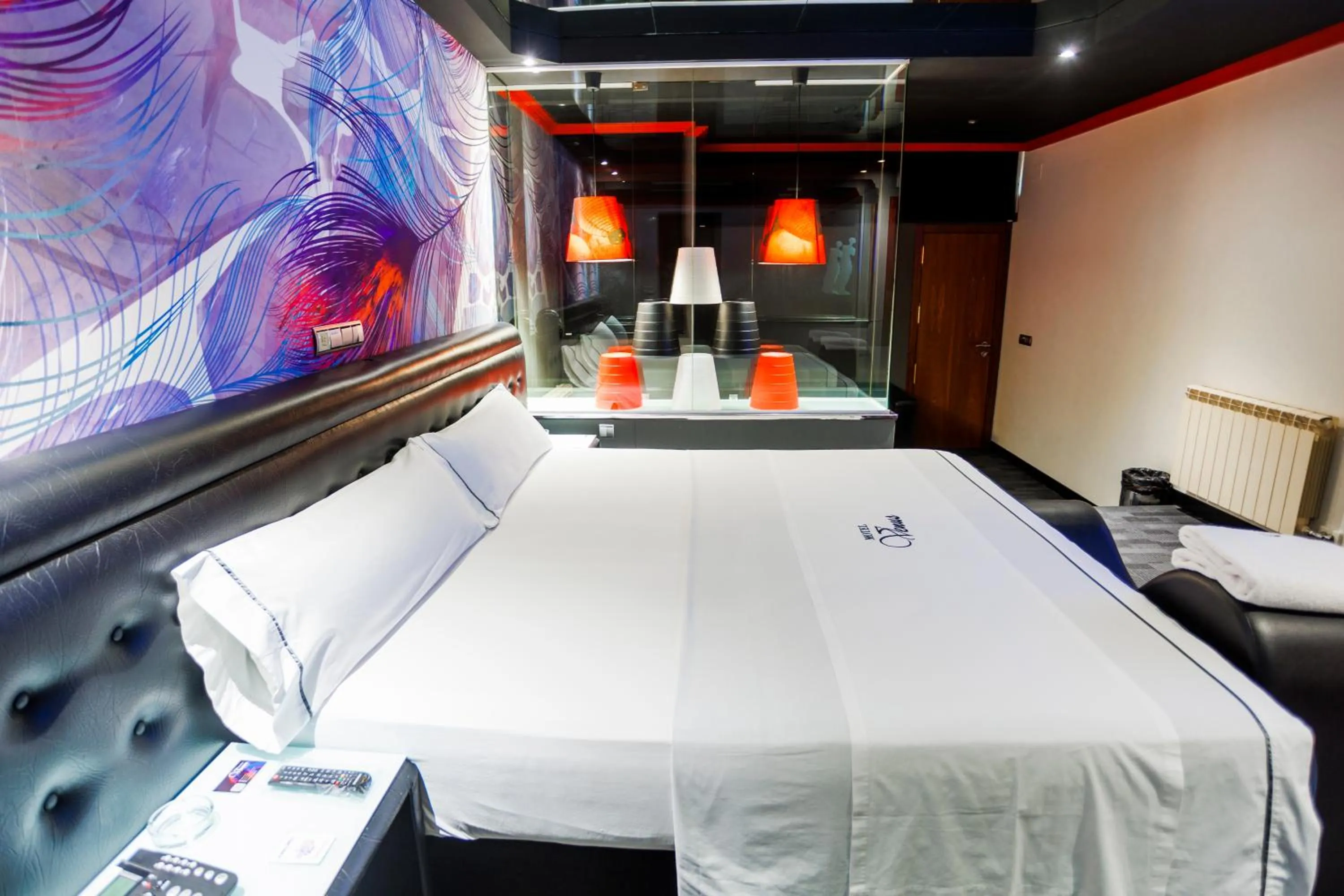 Bed in Motel Venus Pontevedra