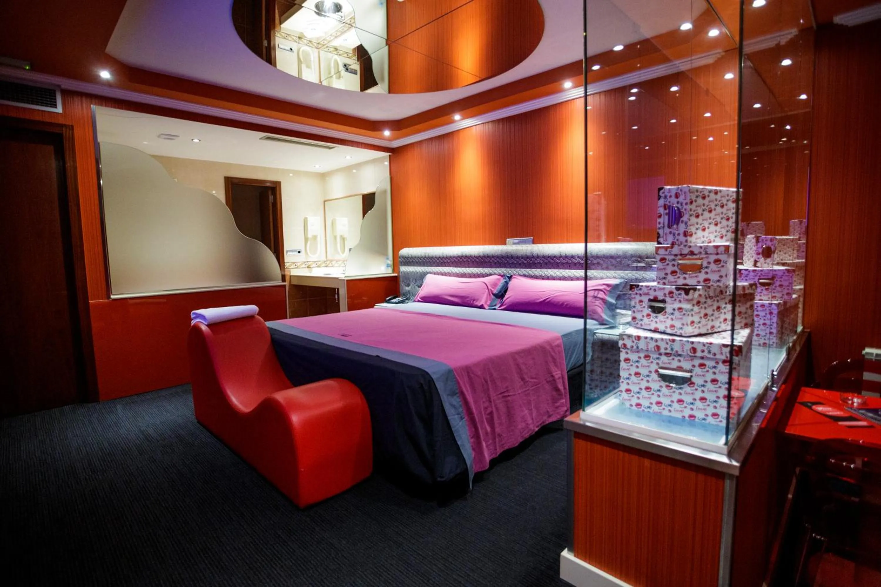 Bed in Motel Venus Pontevedra