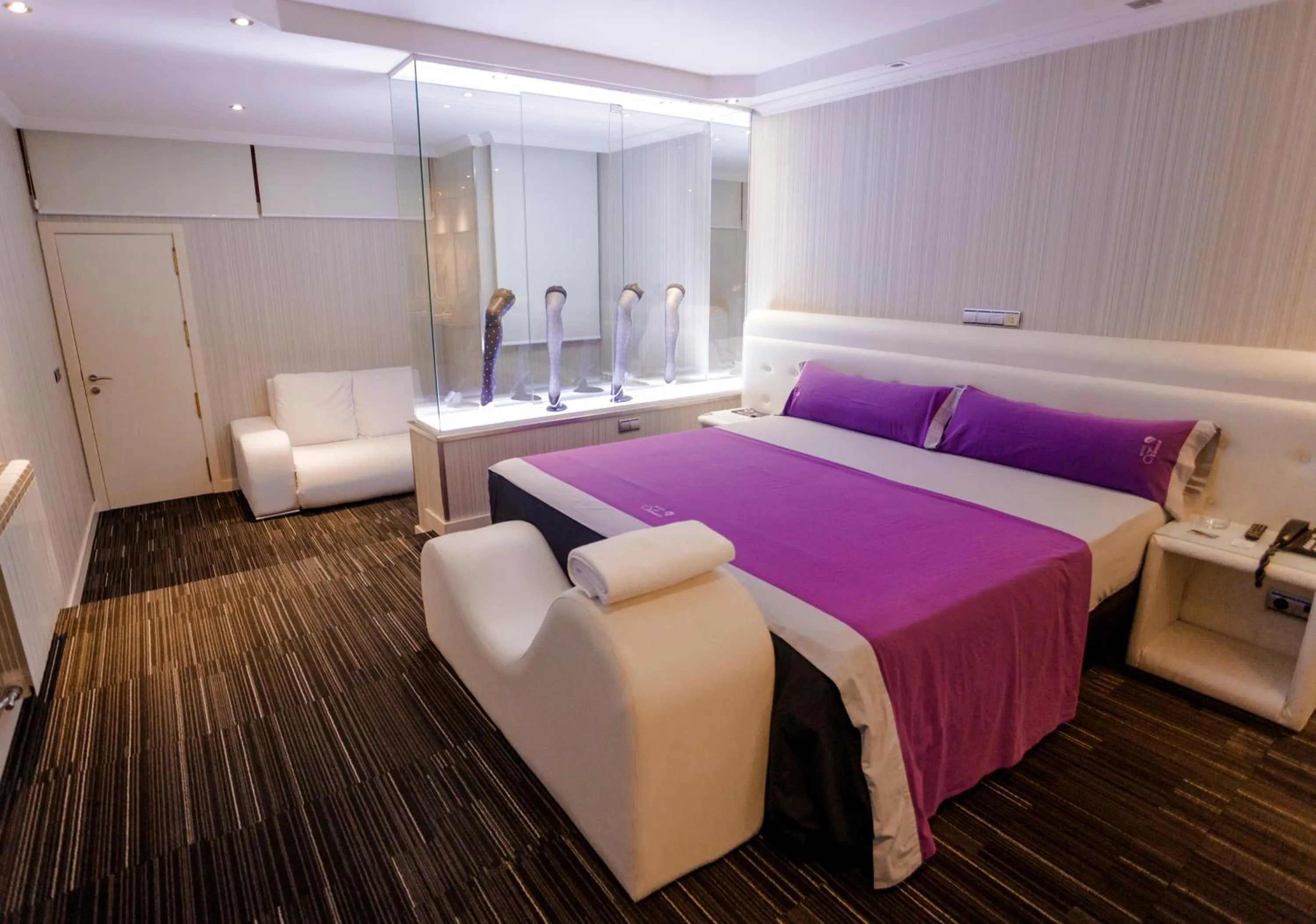 Bed in Motel Venus Pontevedra