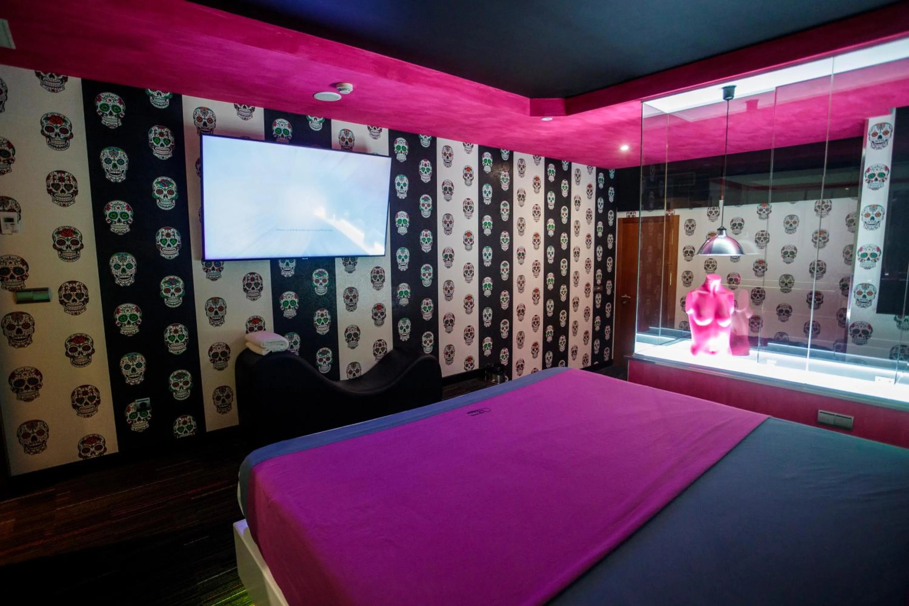 Bed in Motel Venus Pontevedra