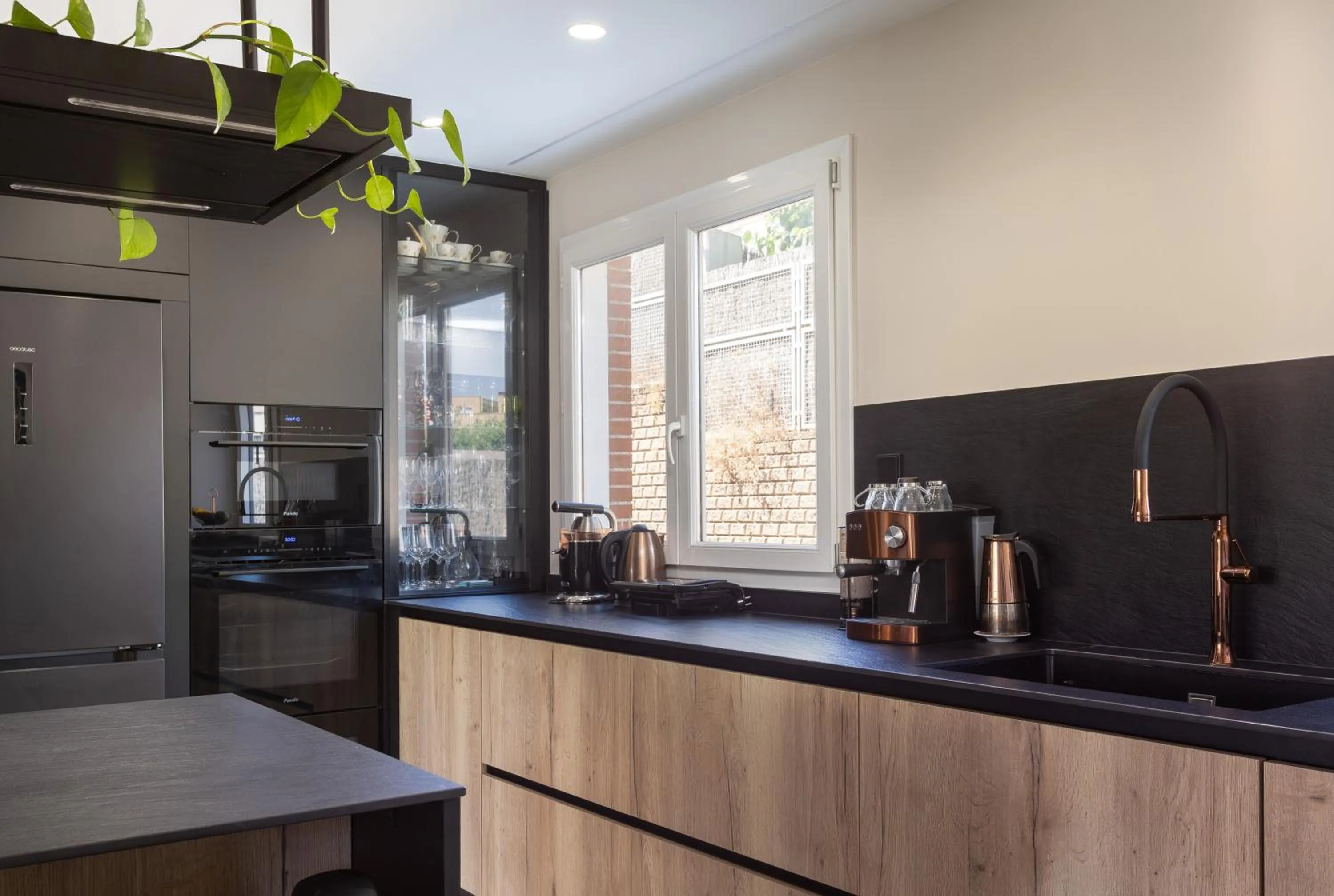 kitchen in Villa Beach Barcelona