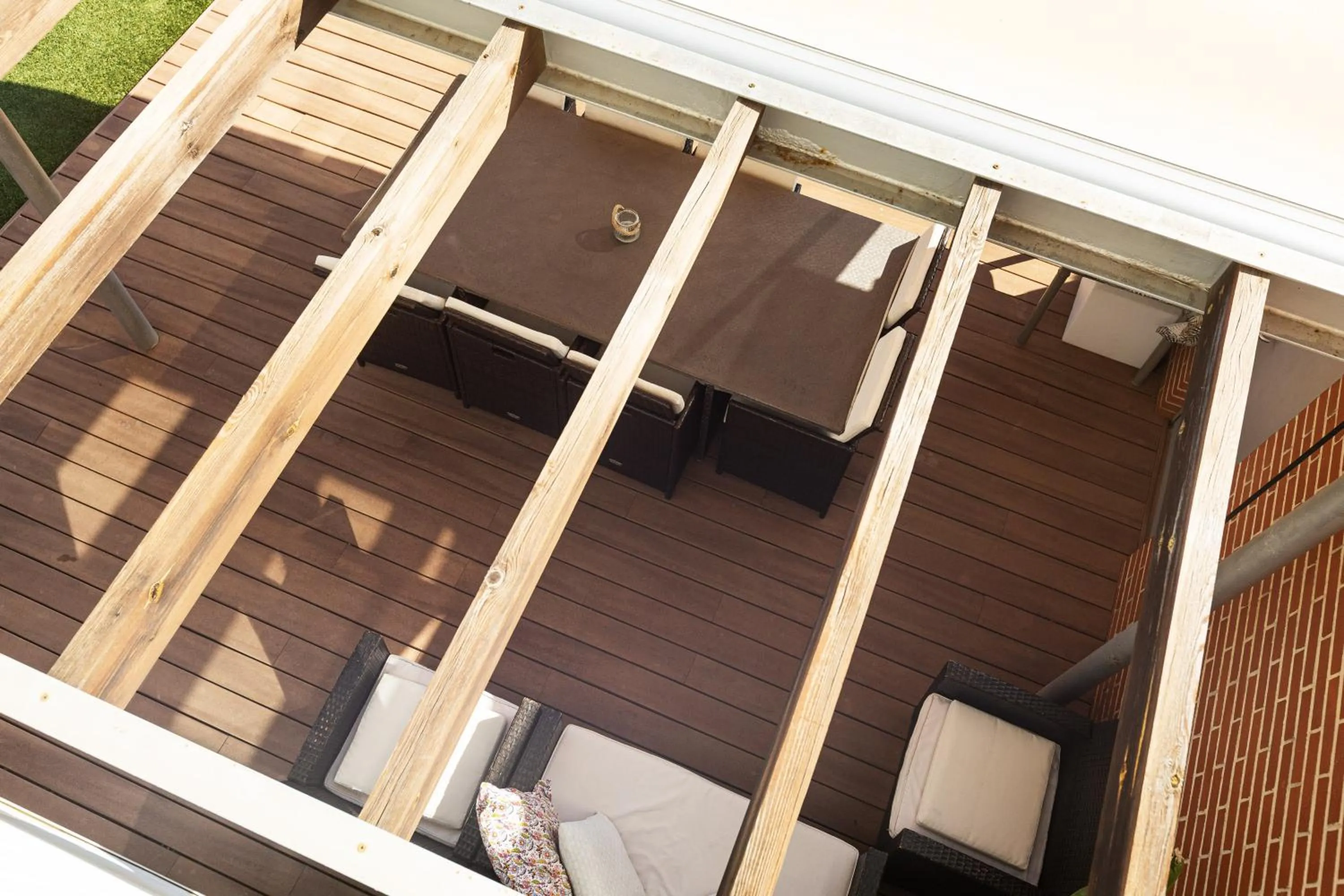 Garden view in Villa Beach Barcelona