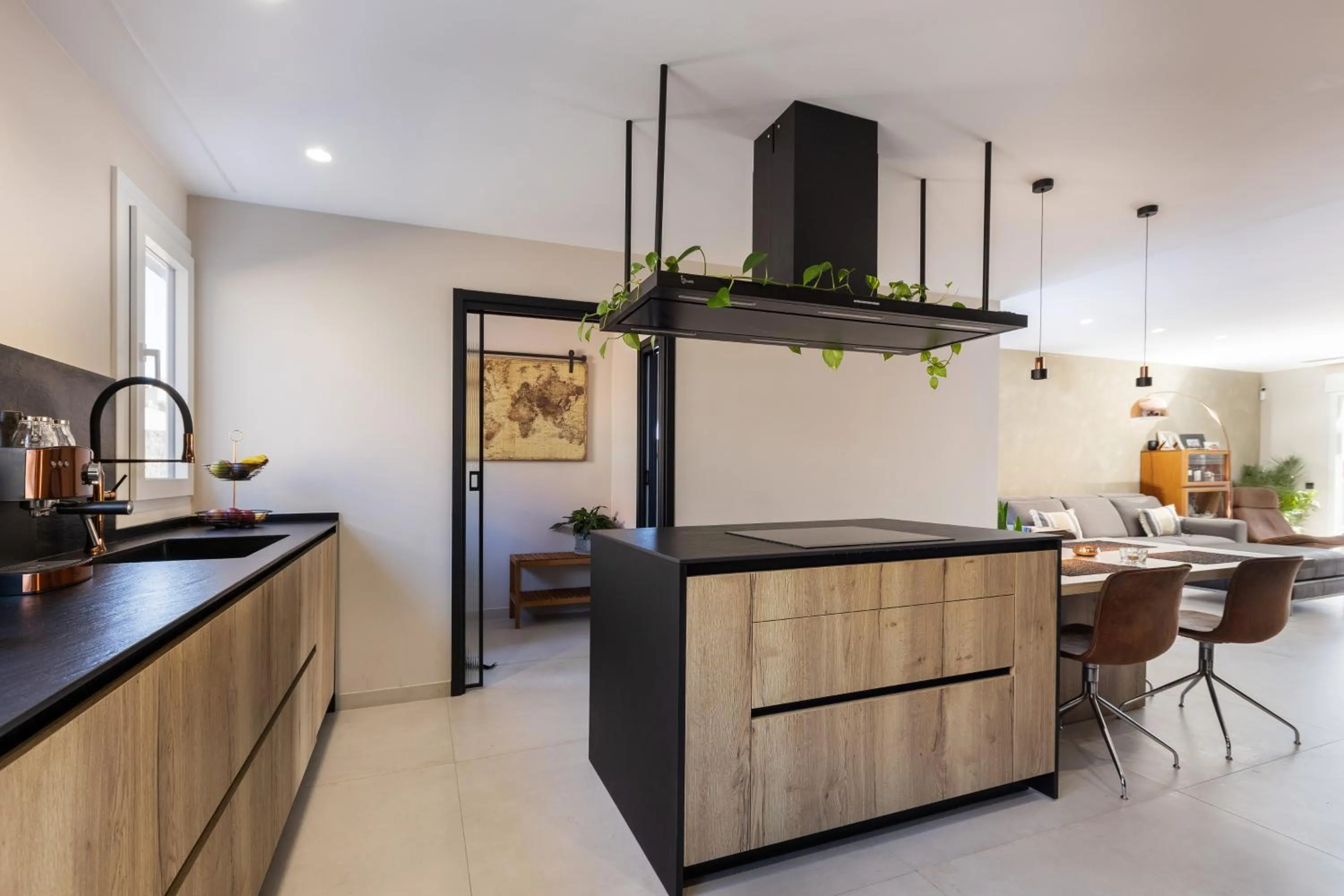 Kitchen or kitchenette in Villa Beach Barcelona