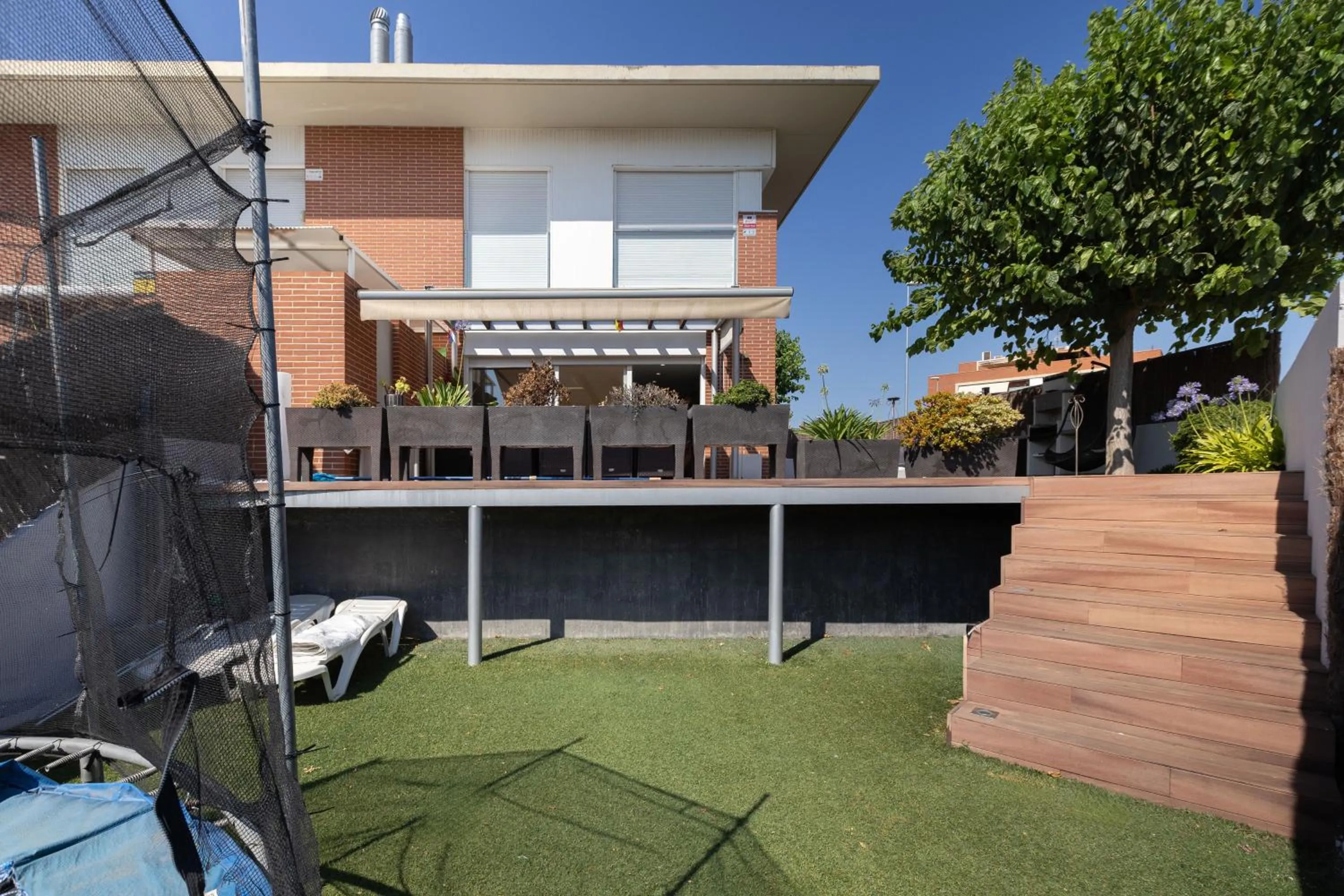 Garden in Villa Beach Barcelona