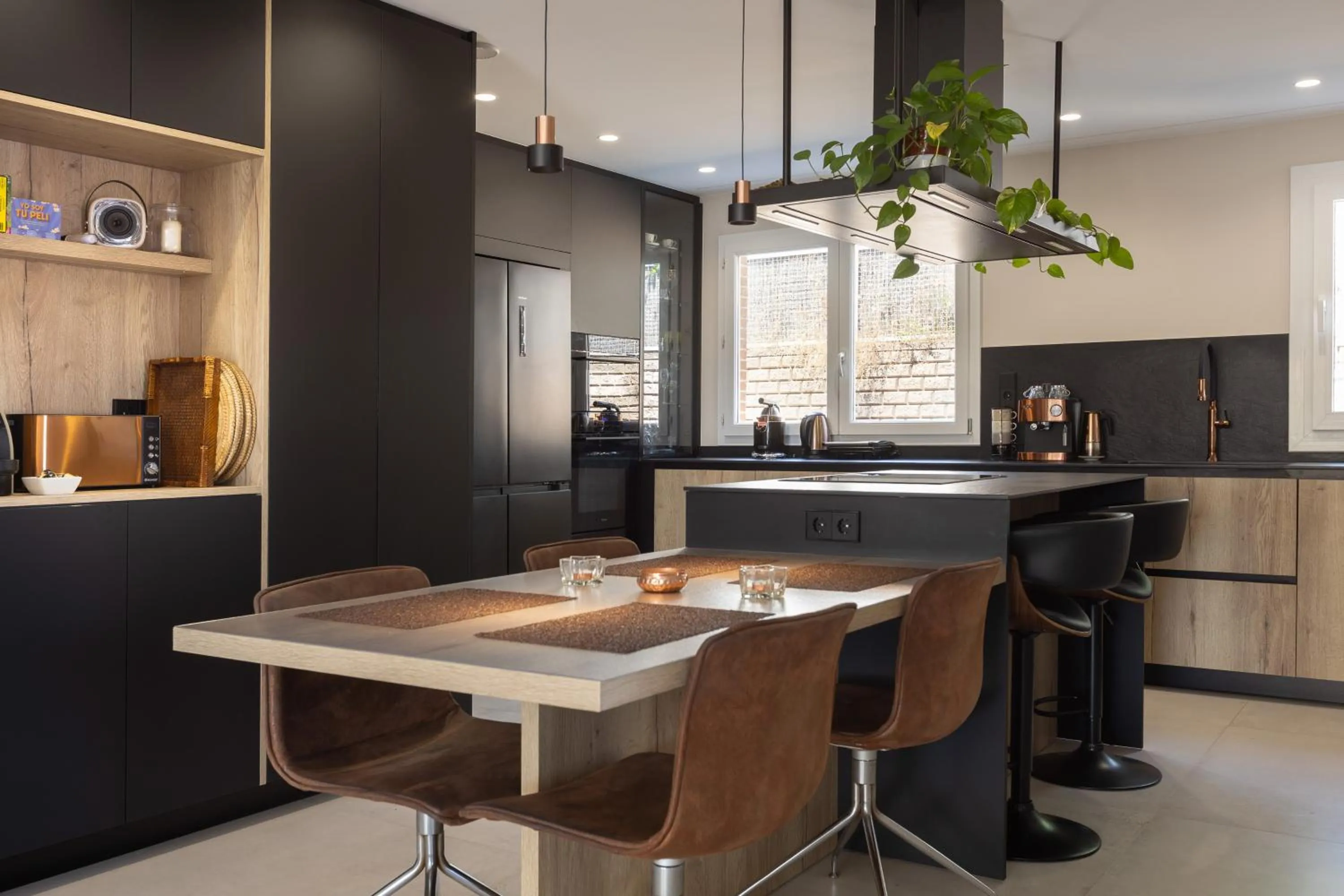 Kitchen or kitchenette in Villa Beach Barcelona