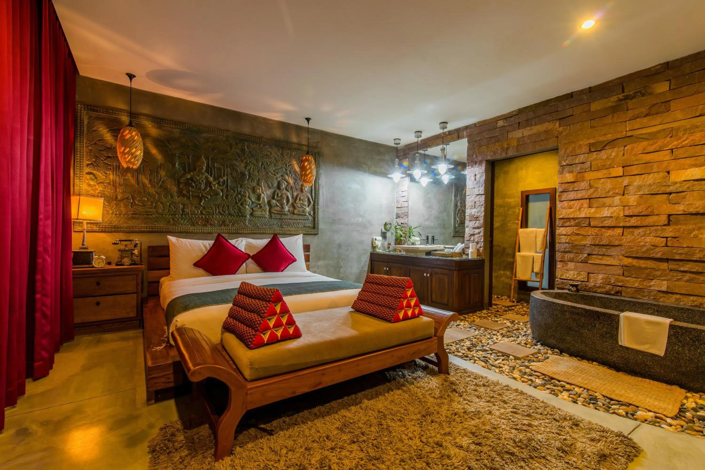 Guests, Bed in Cambana d'Angkor Suites