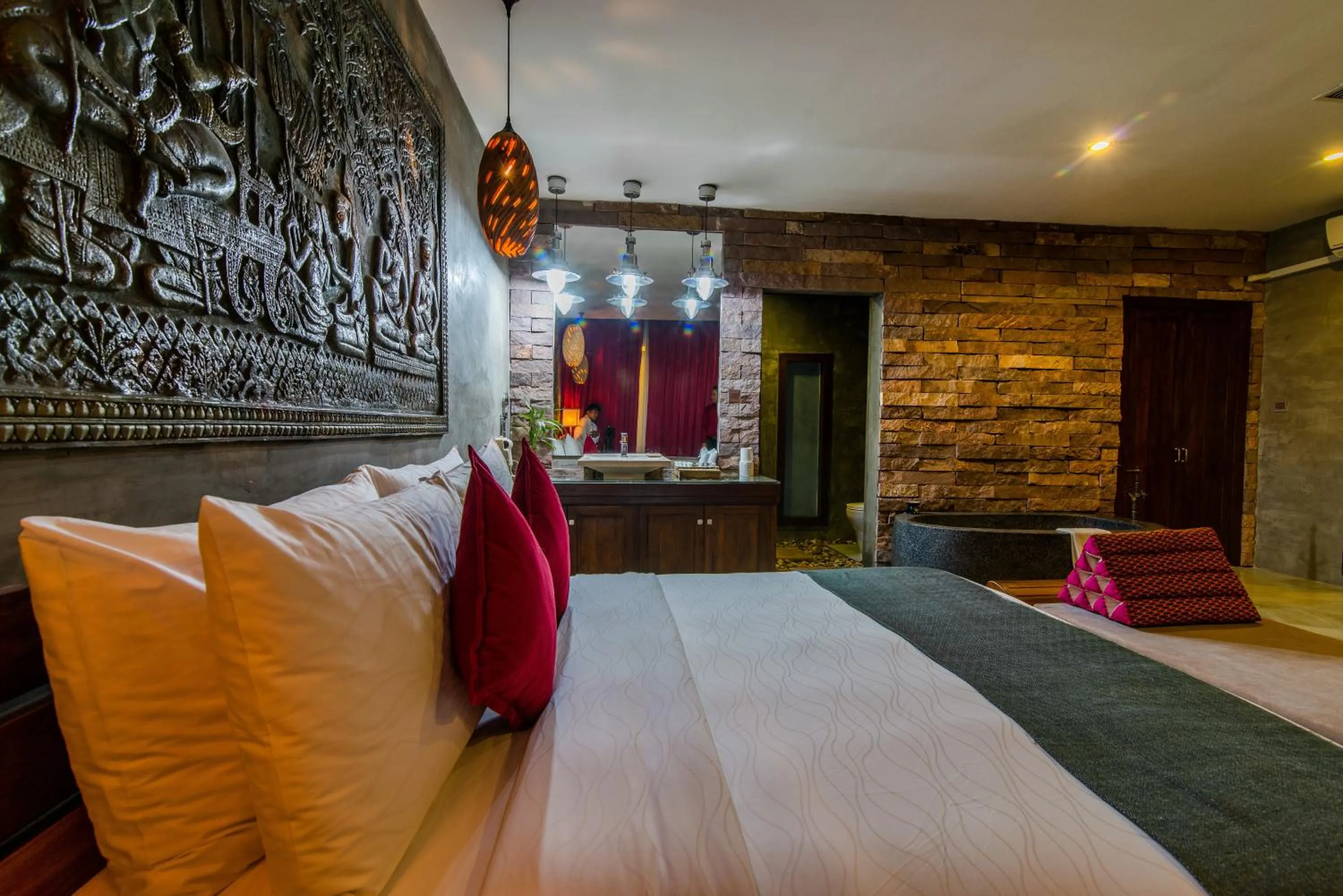 Guests, Bed in Cambana d'Angkor Suites