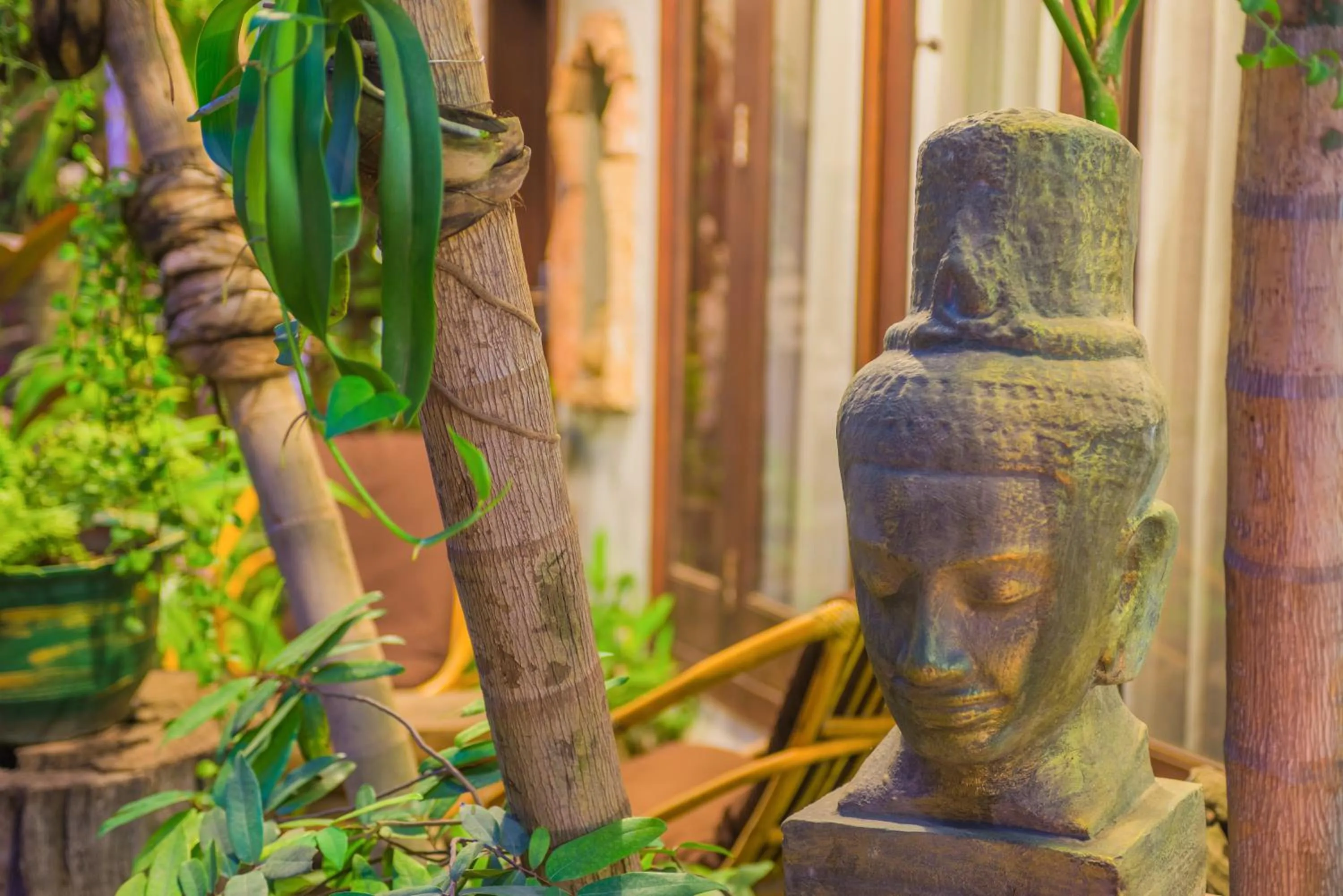 Garden in Cambana d'Angkor Suites