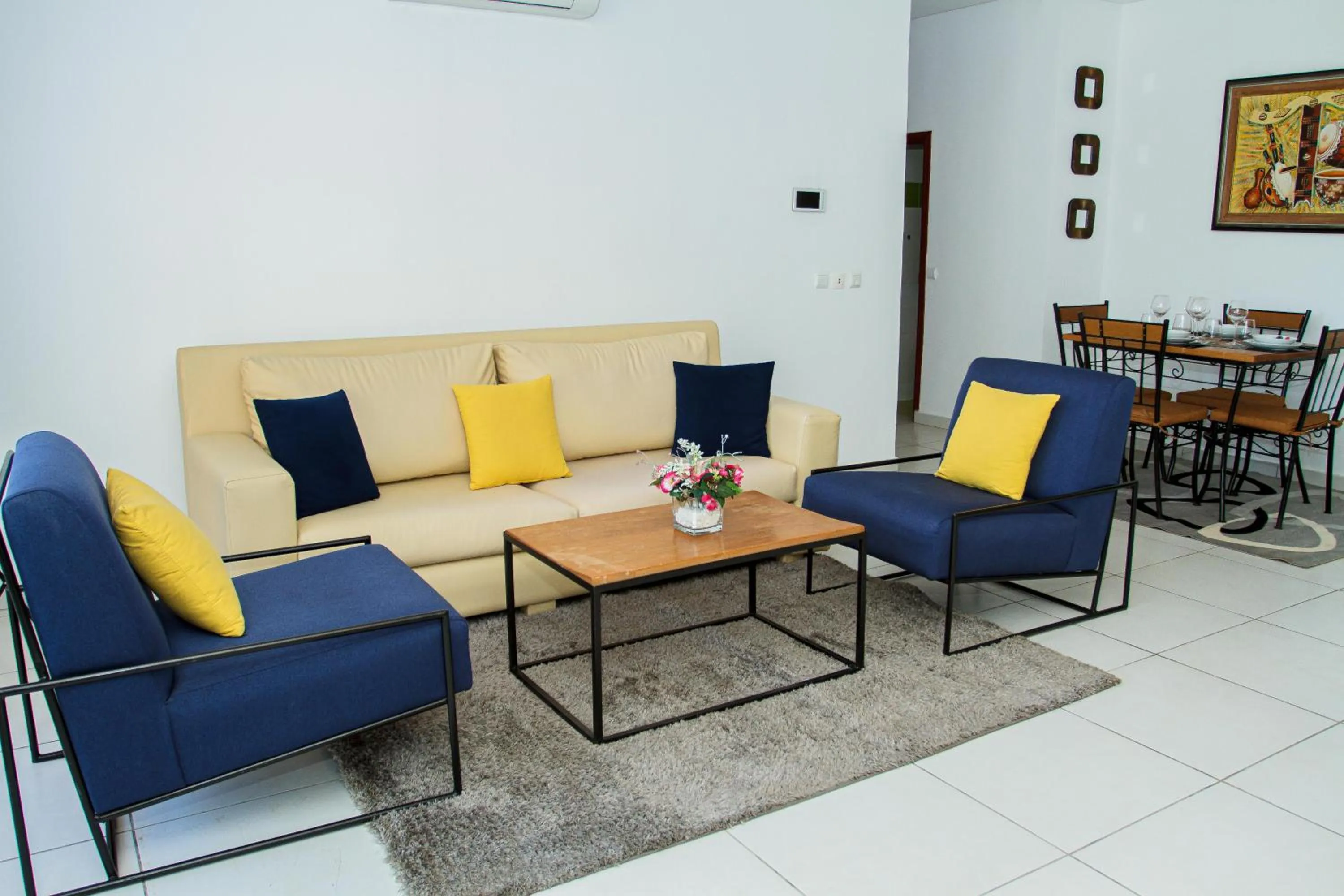 Living room in Residences Saint Pierre