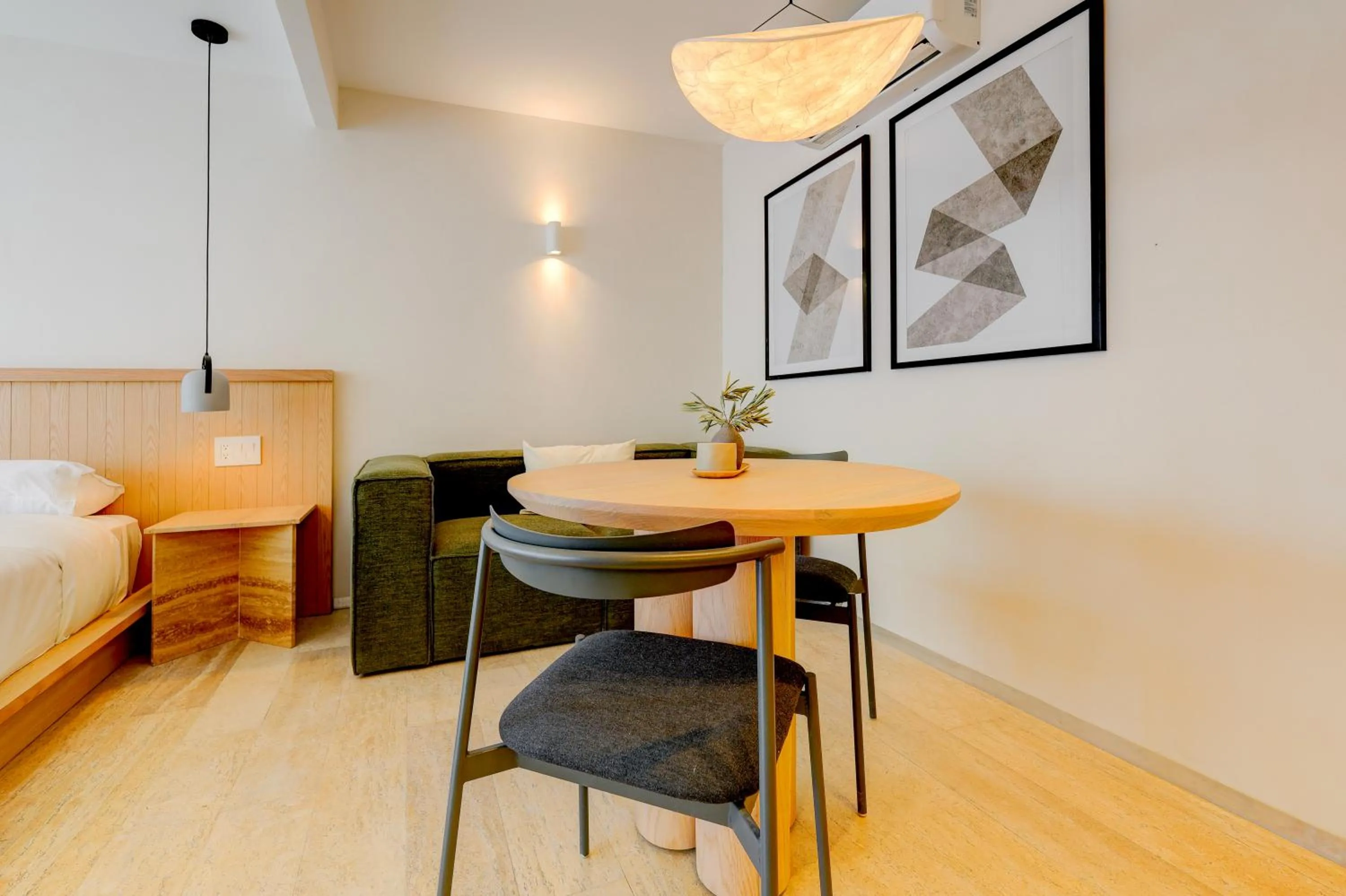 Dining area, Bed in Capitalia Antara Polanco