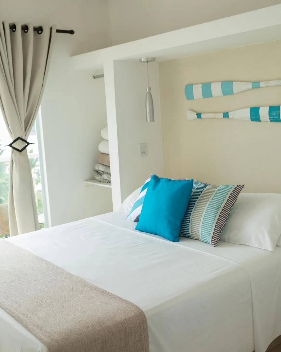 Bed in Hotel Maricá