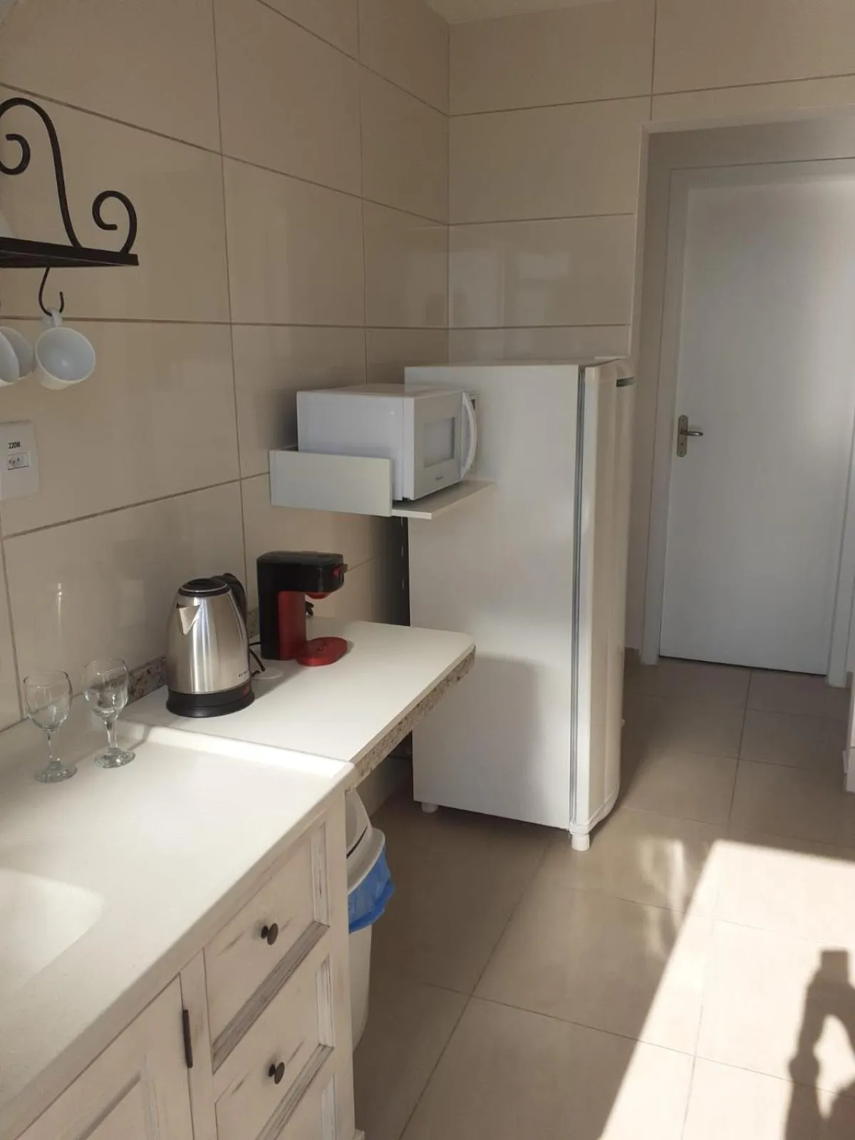 Kitchen or kitchenette in Hotel Maricá