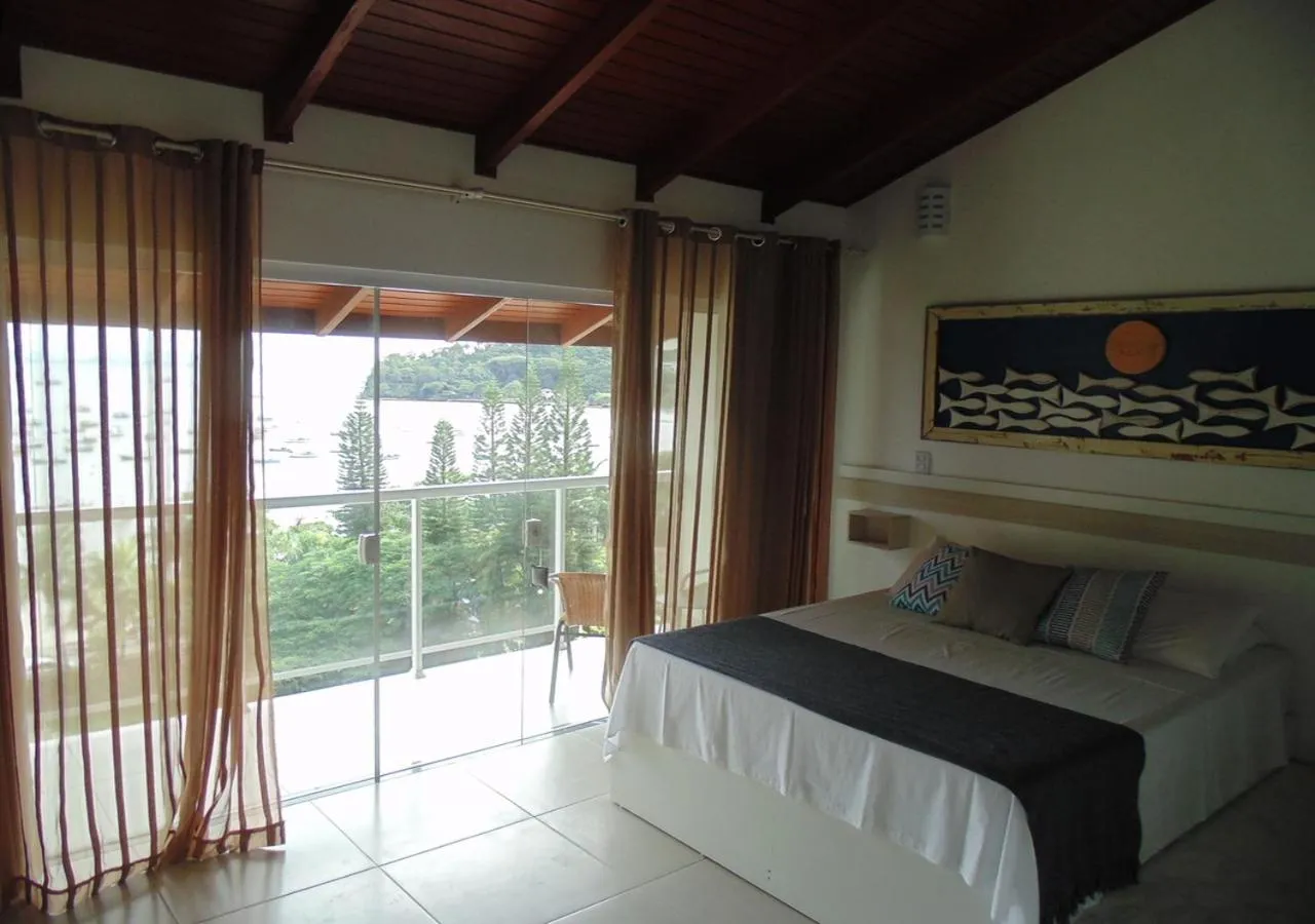 Bed in Hotel Maricá