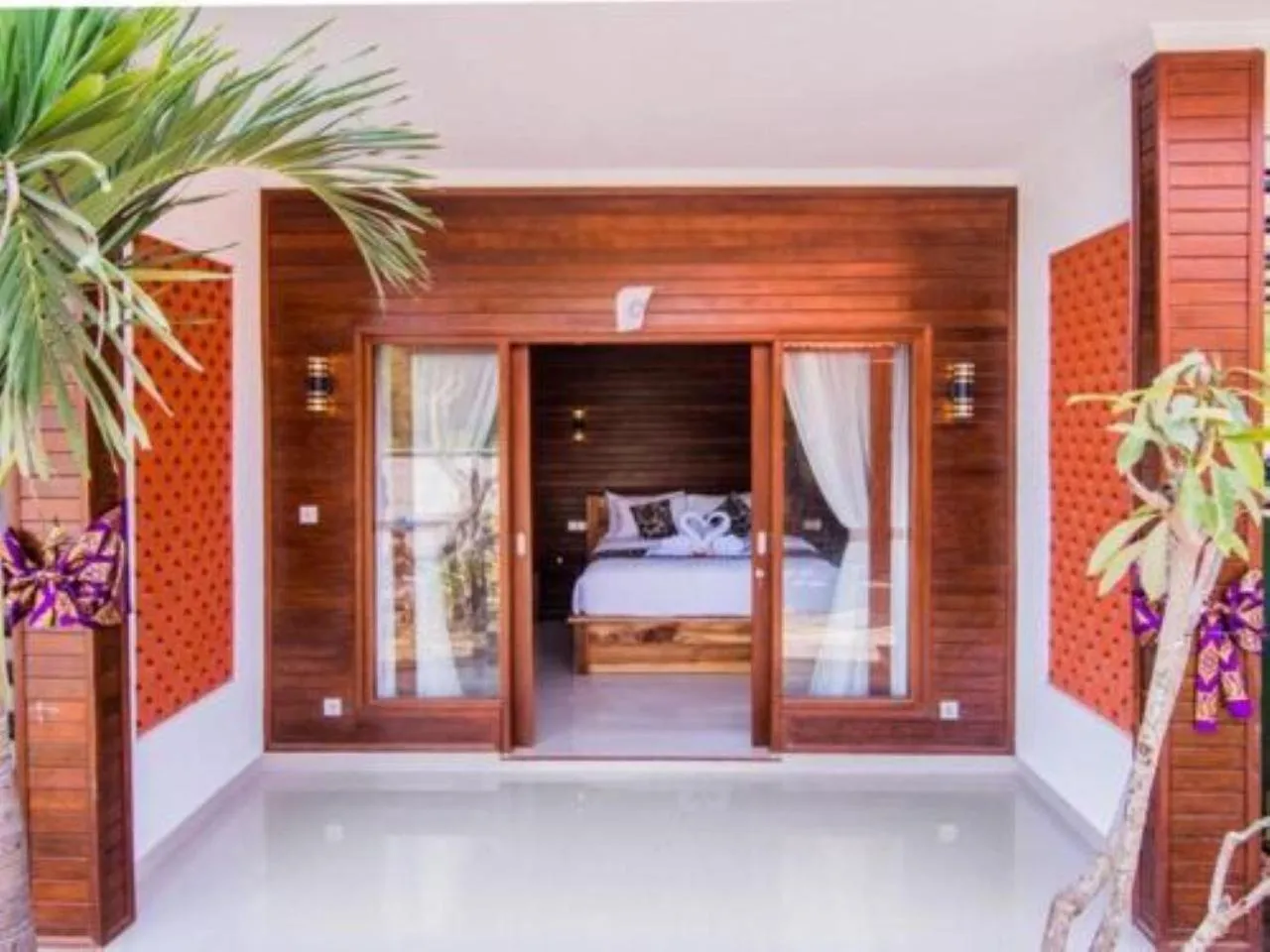 Bed in Lembongan Cempaka Villa & Restaurant