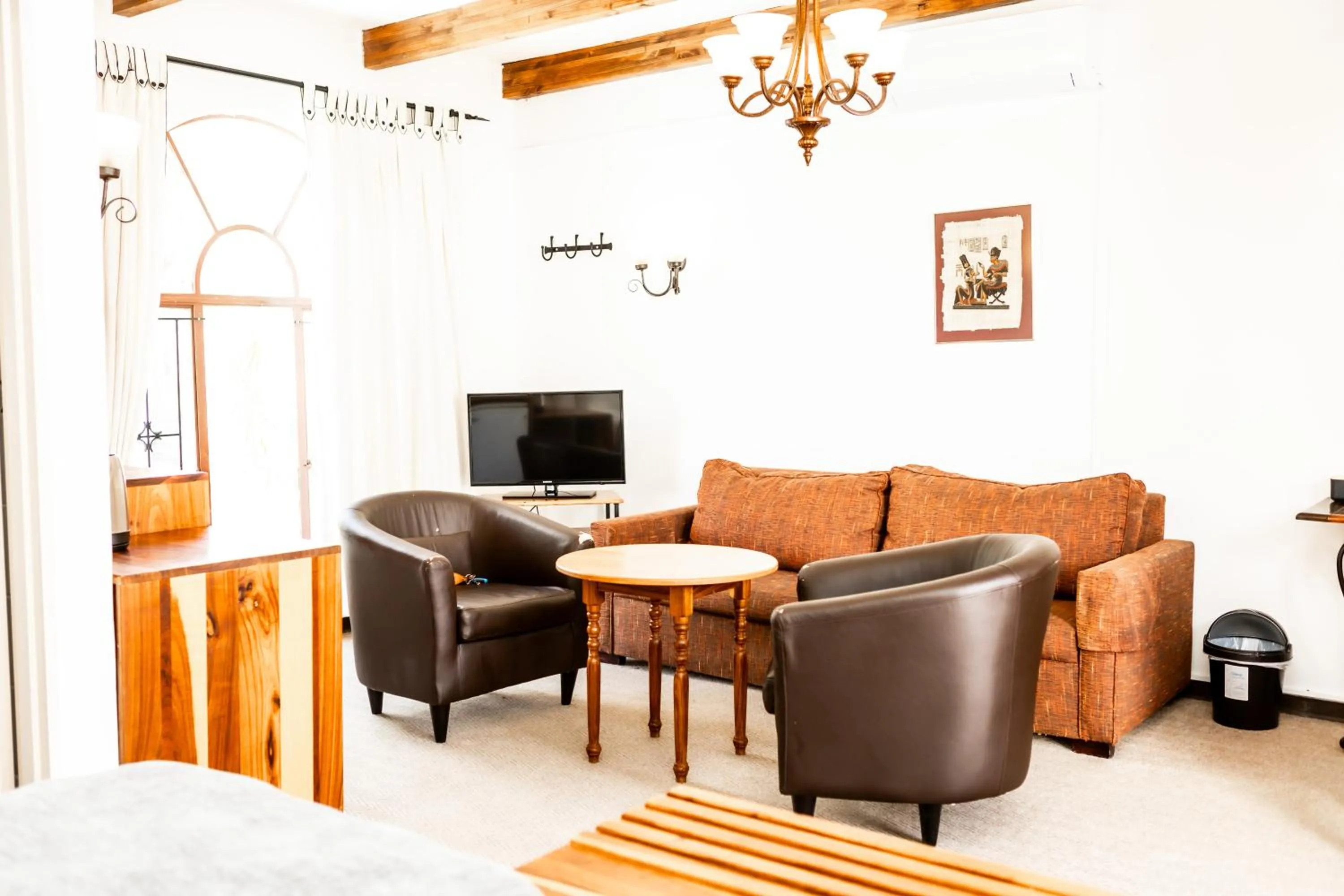 Seating area in Casa Blanca Boutique Hotel Pension