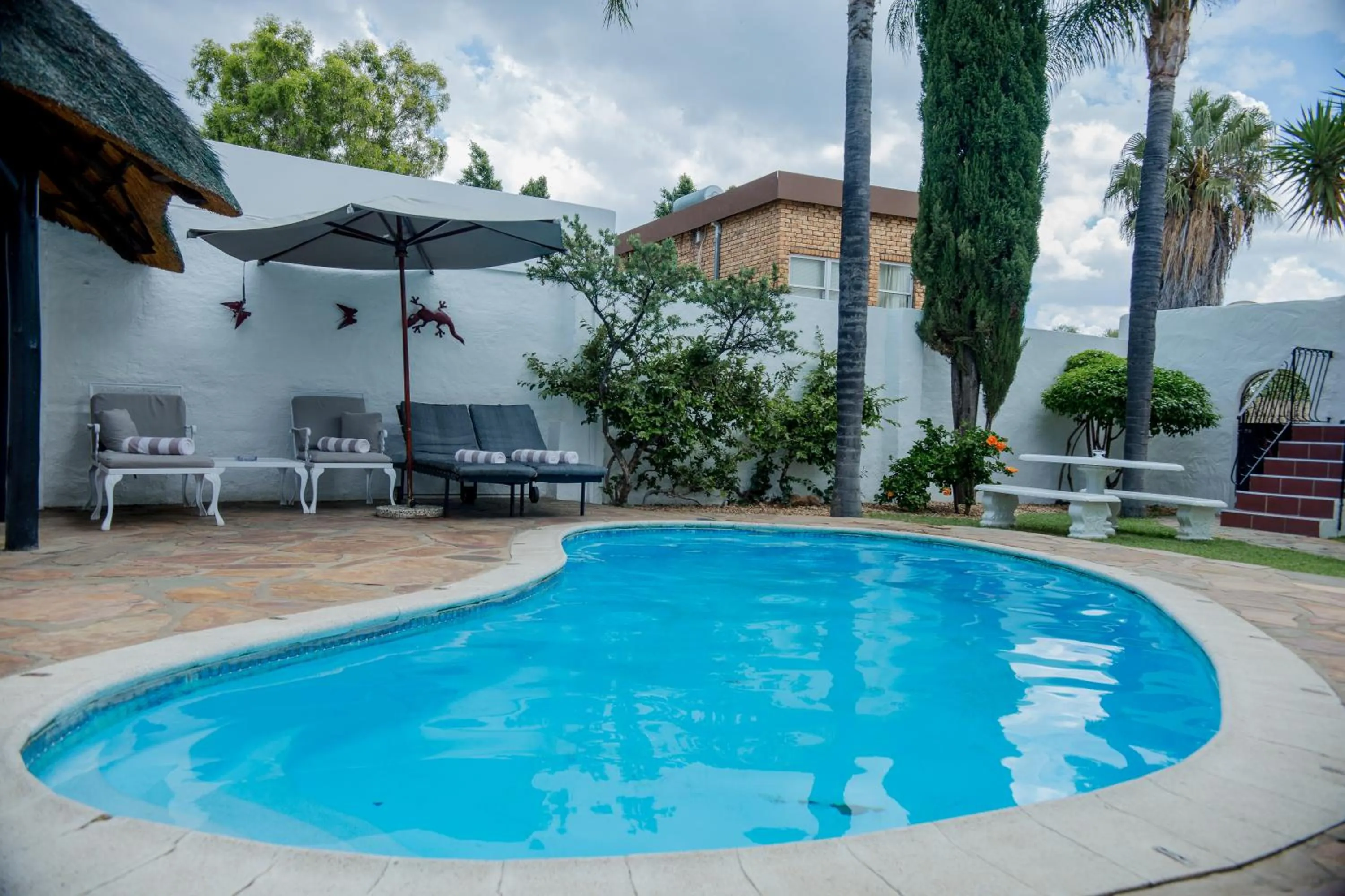 Pool view in Casa Blanca Boutique Hotel