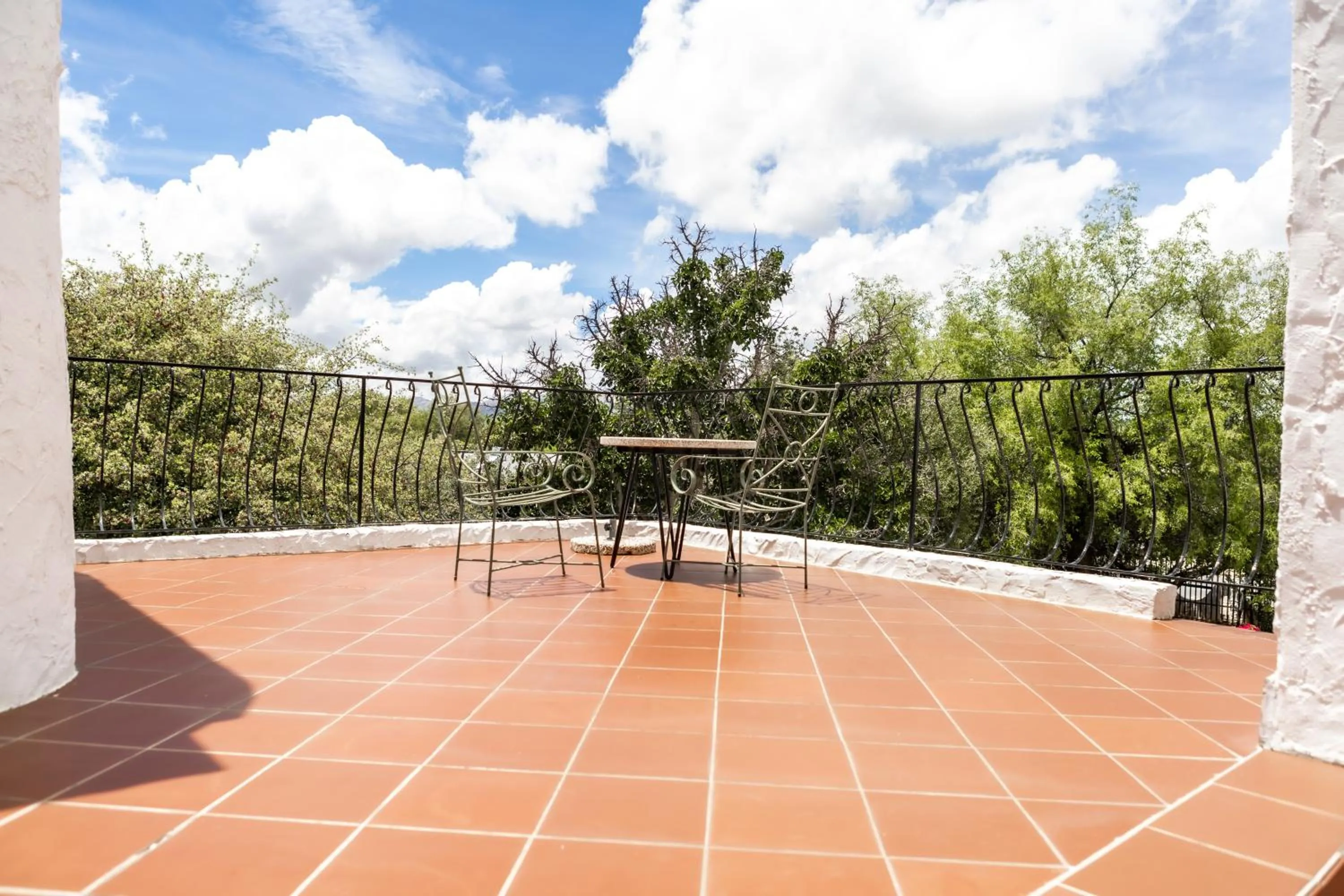 Patio in Casa Blanca Boutique Hotel Pension