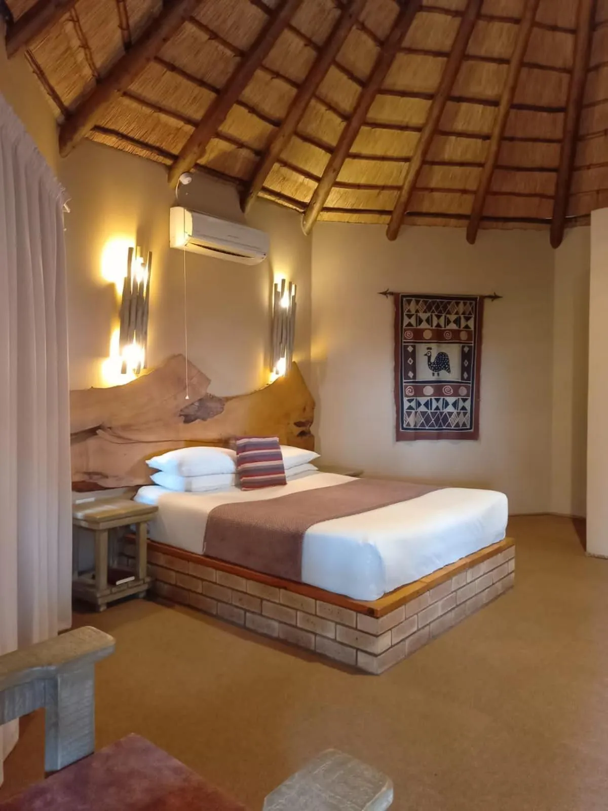 Bed in Ascot Bush Lodge