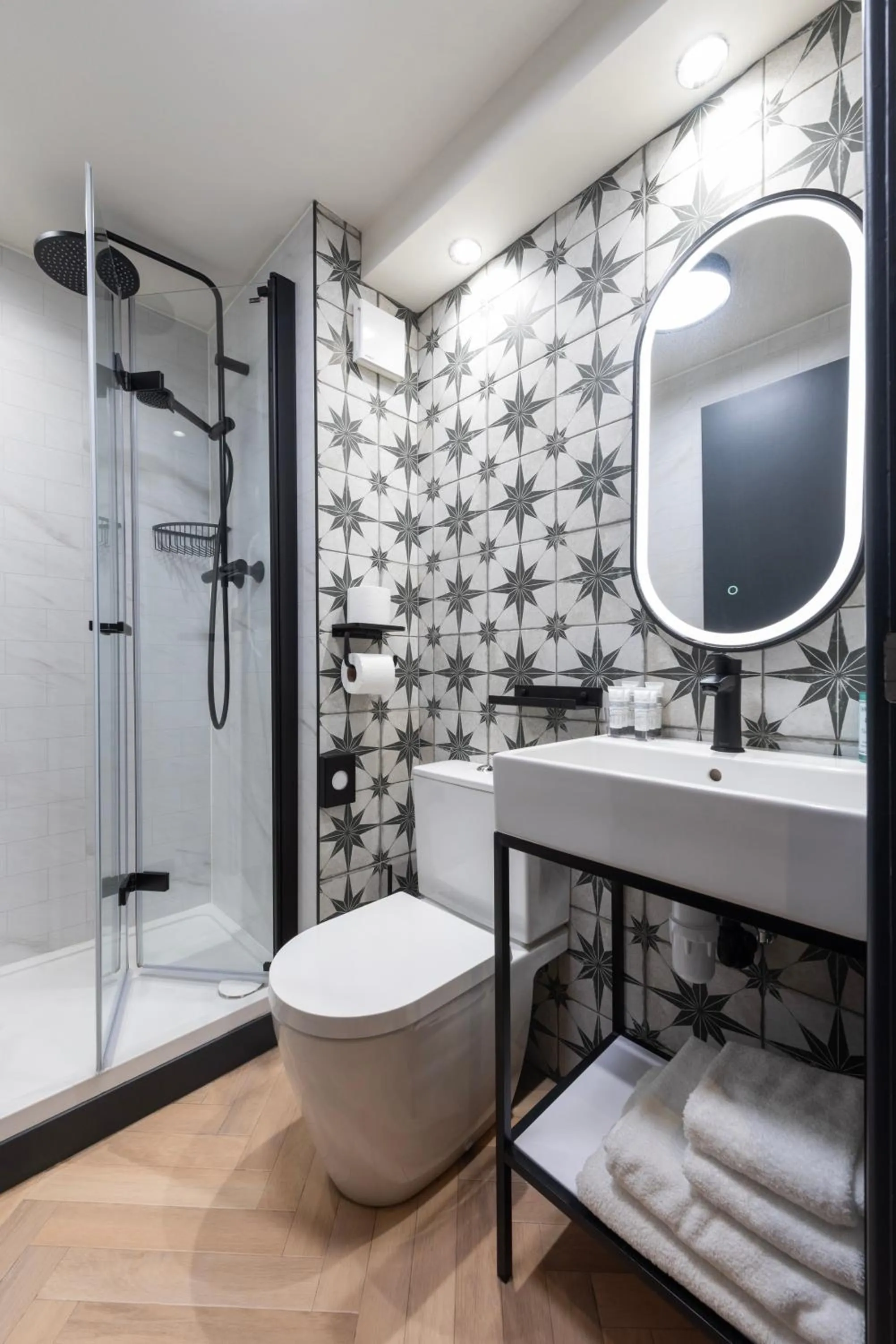 Shower in Abel Heywood Boutique Hotel