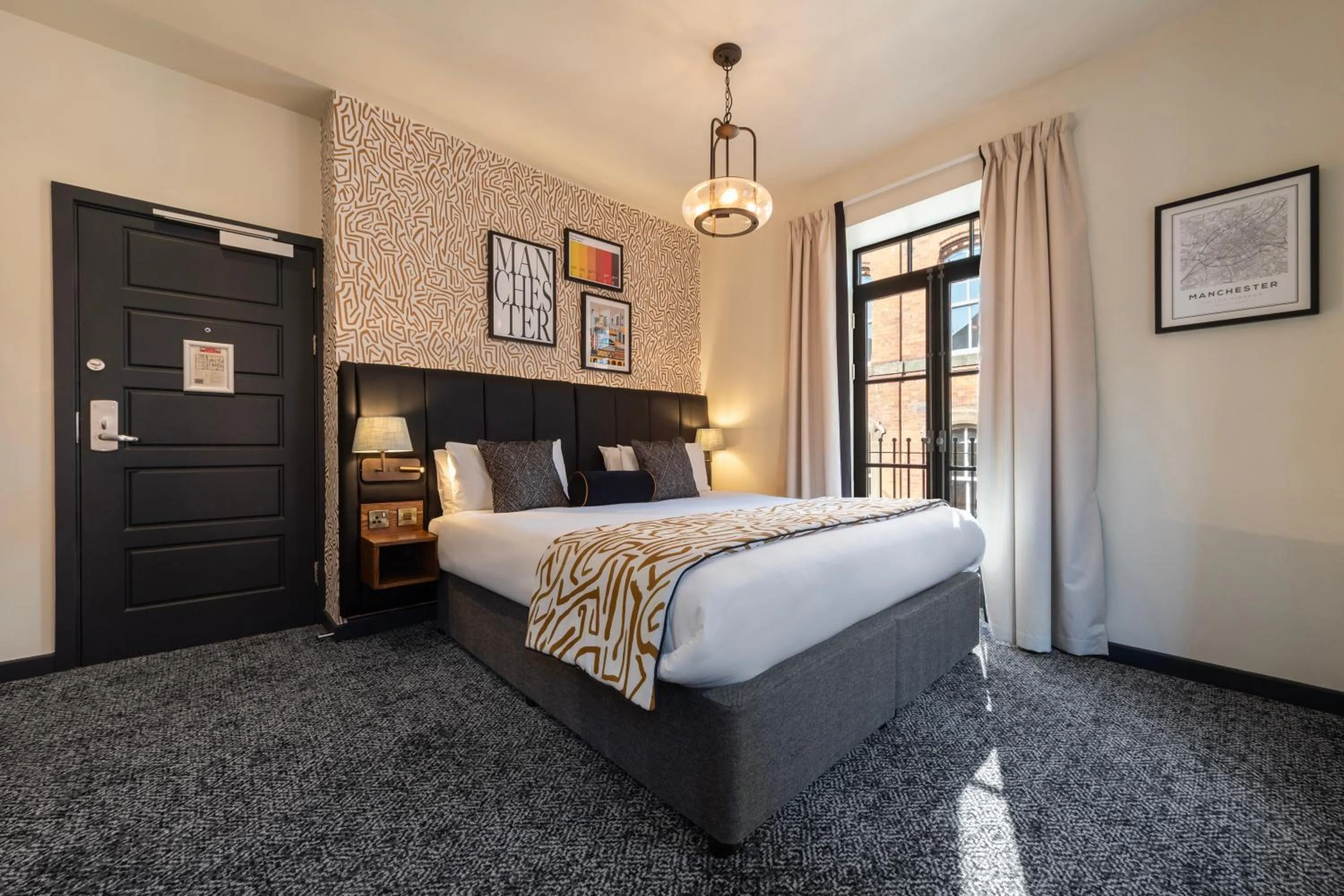 Bed in Abel Heywood Boutique Hotel