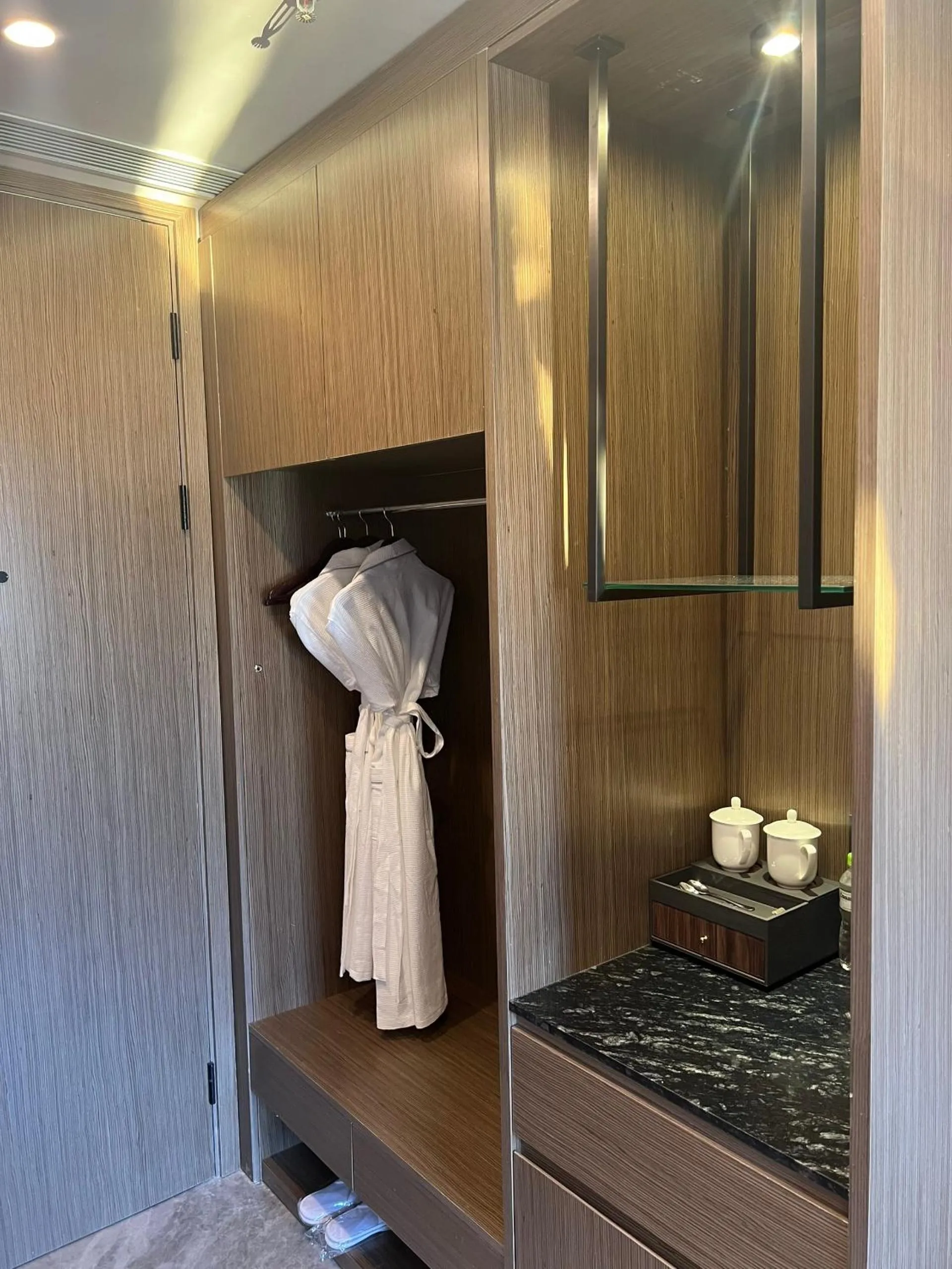wardrobe in Wah Fu Hotel