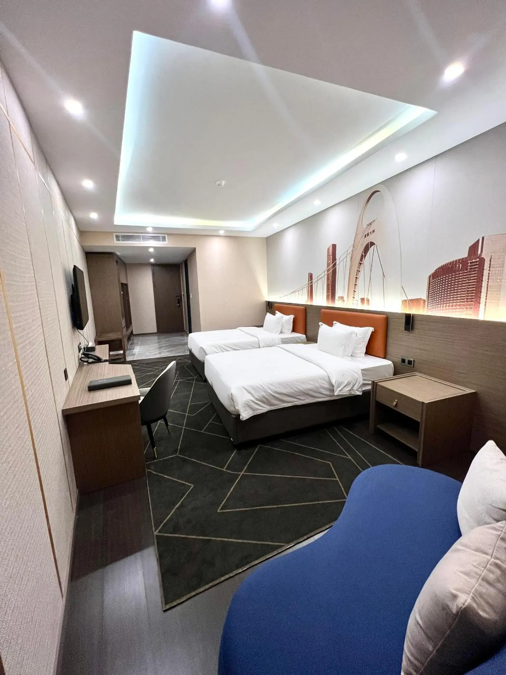 Deluxe Twin Room in Wah Fu Hotel Deluxe Twin Room in Wah Fu Hotel