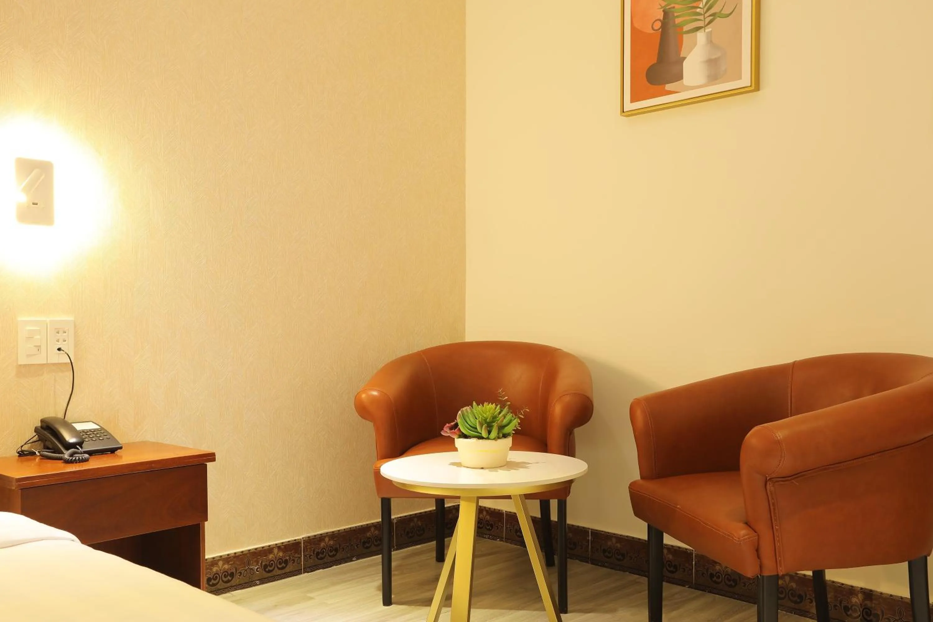 Seating area in Lanura Saigon Boutique Hotel