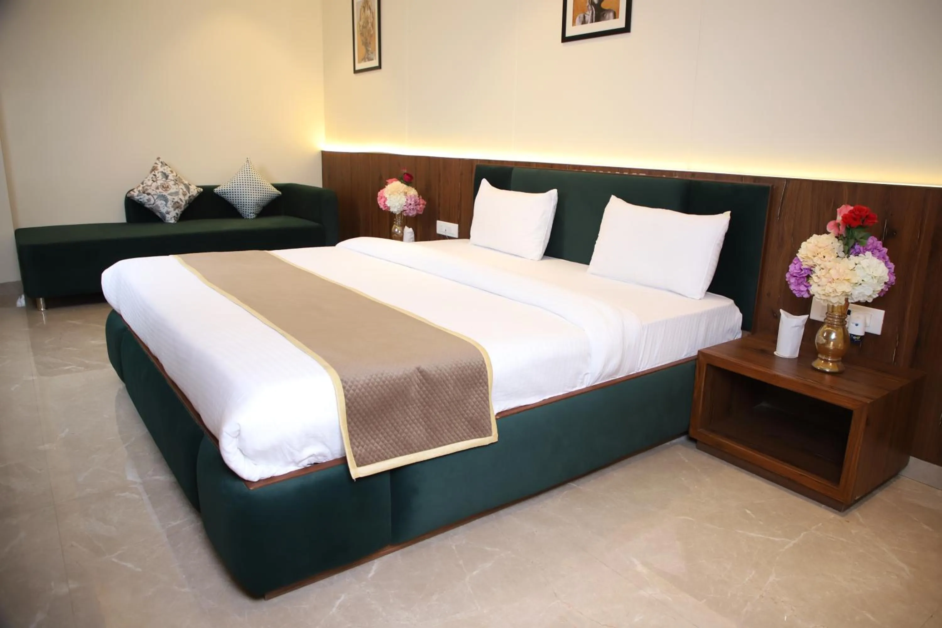 Bedroom in Pink Villa Boutique Hotel