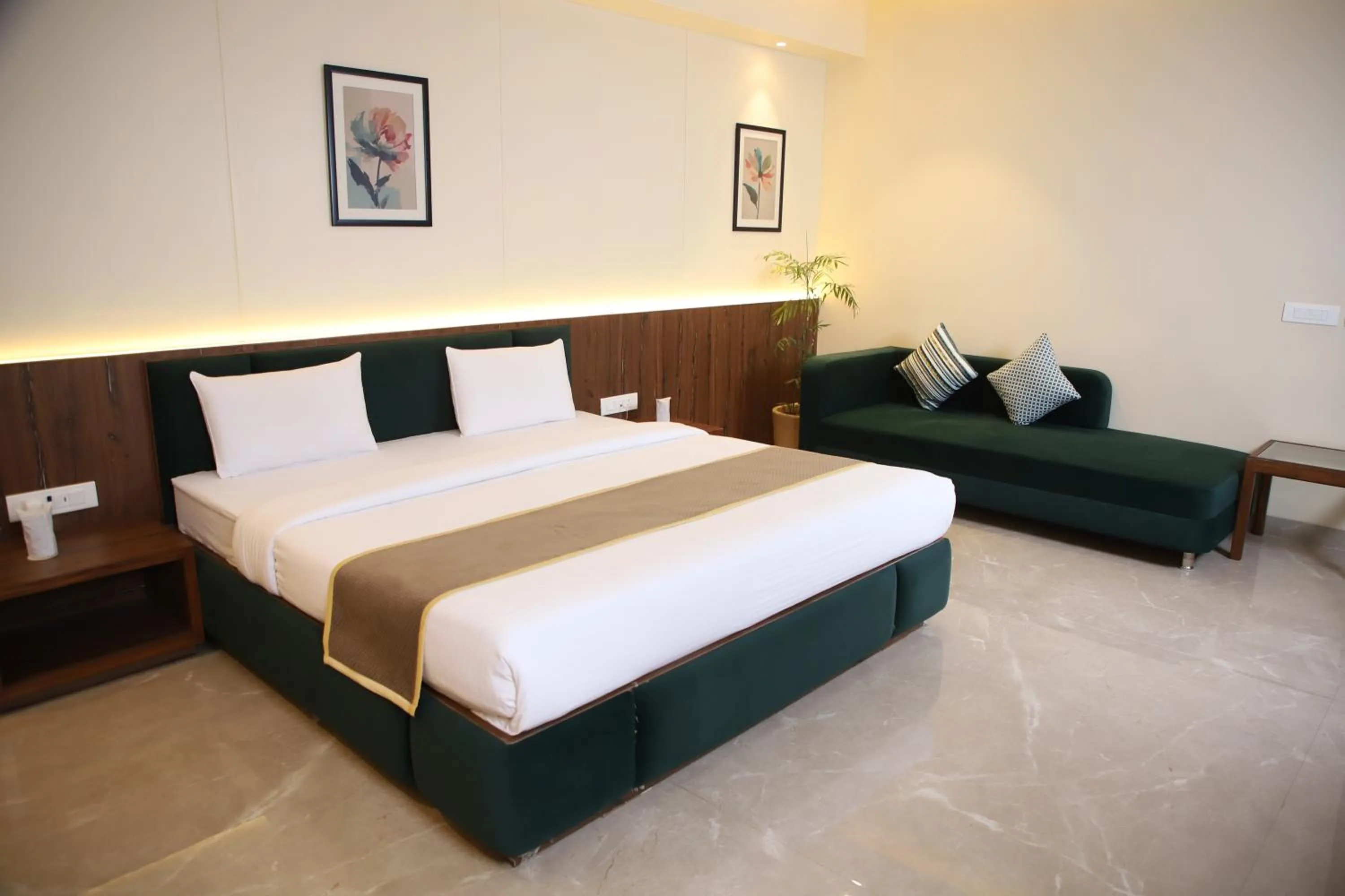 Bedroom in Pink Villa Boutique Hotel