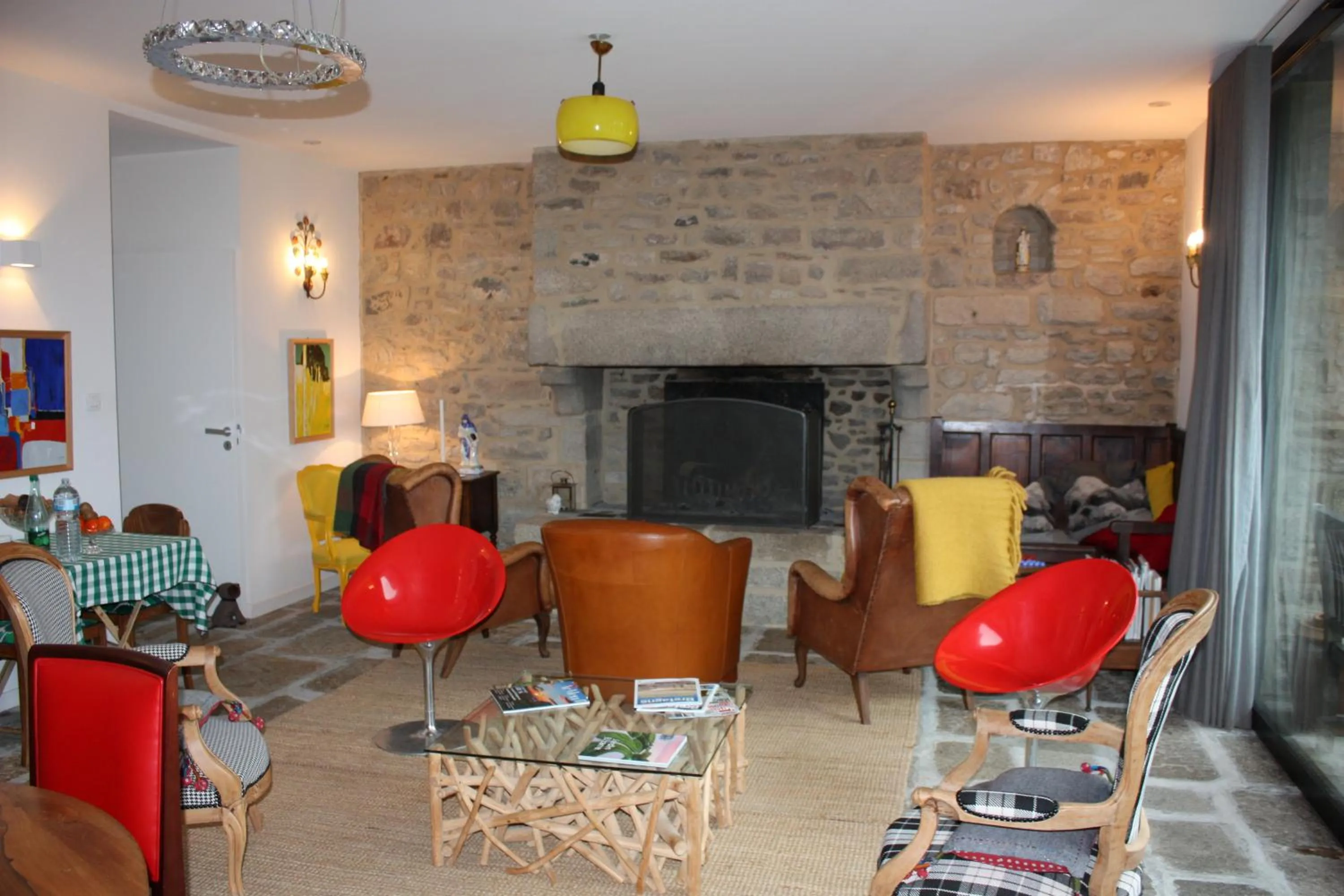Living room in Les Chambres d'hôtes de Kérasquer