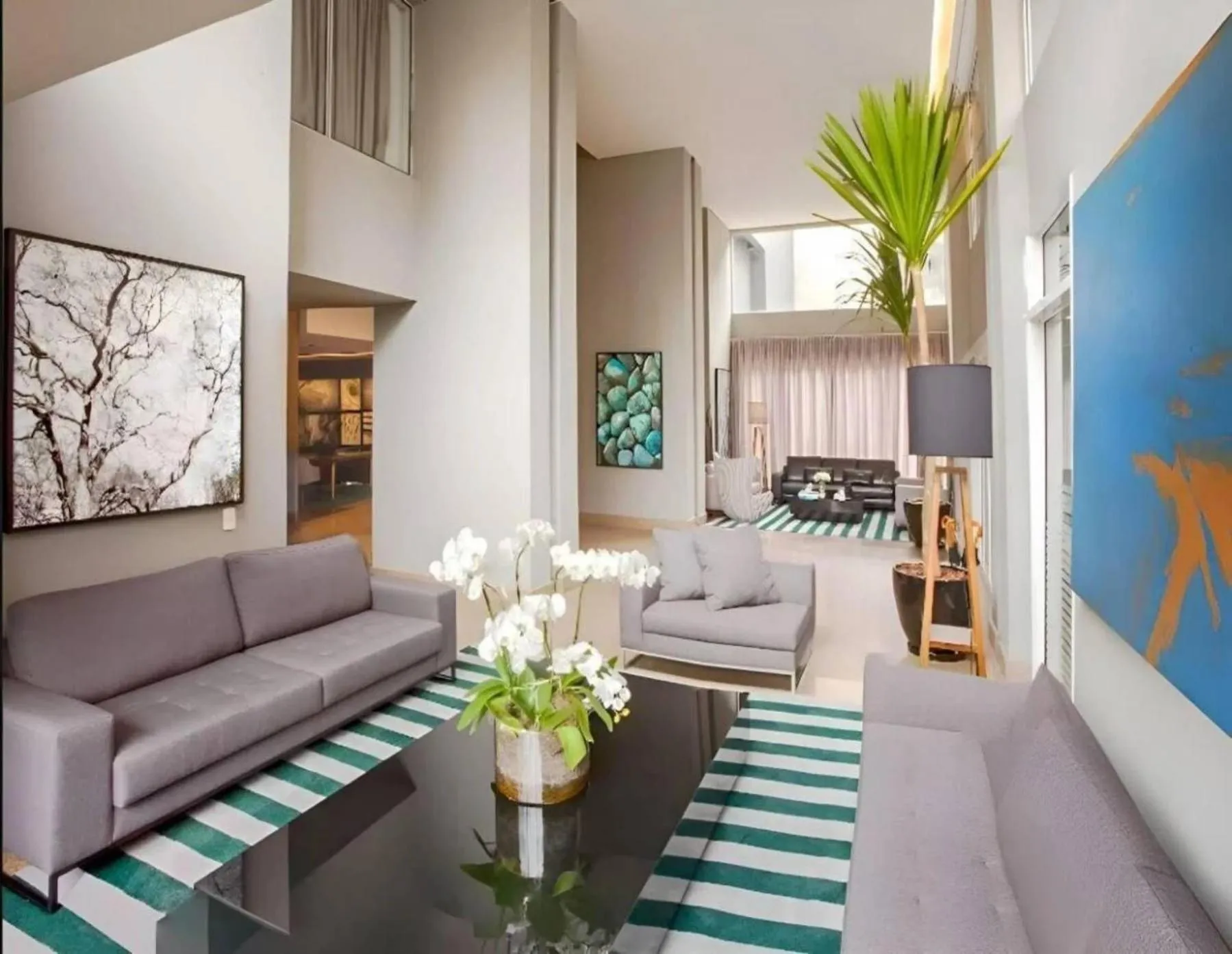 Seating area in Get a Flat 1303 - Aconchegante - Jardins