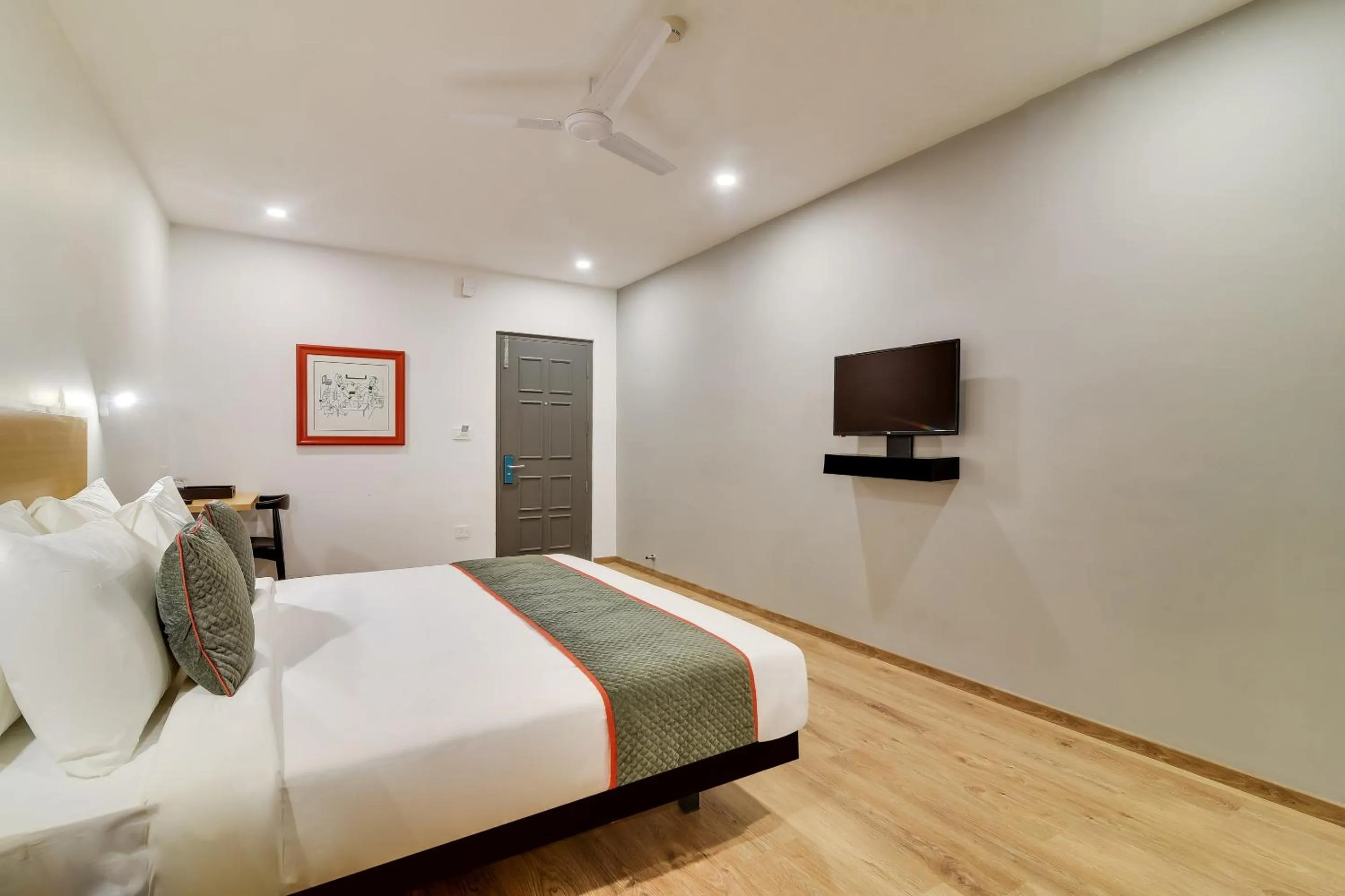 Bedroom, Bed in Townhouse Perfect Stay Near Kauvery Hospital