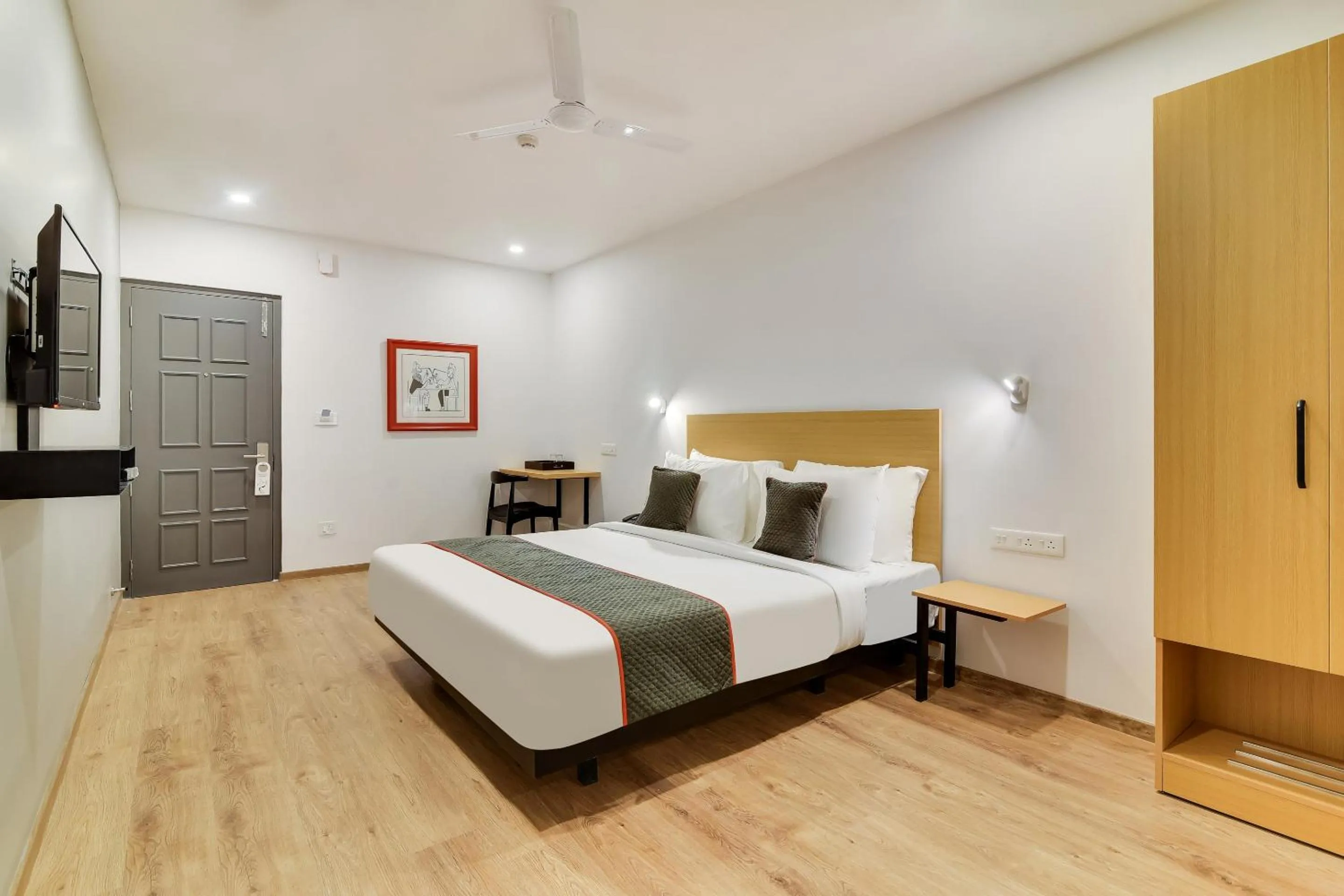 Bedroom, Bed in Townhouse Perfect Stay Near Kauvery Hospital