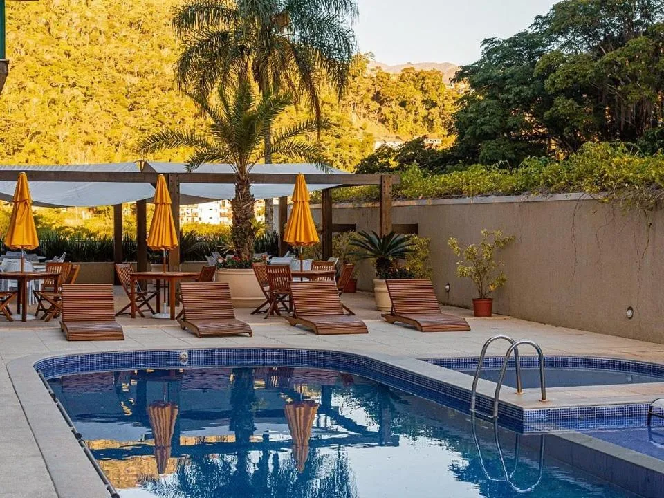Pool view in Itaipava RJ Granja Brasil Resort
