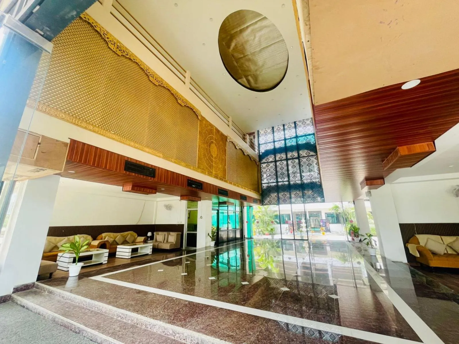 Lobby or reception in Hotel Ayodhya